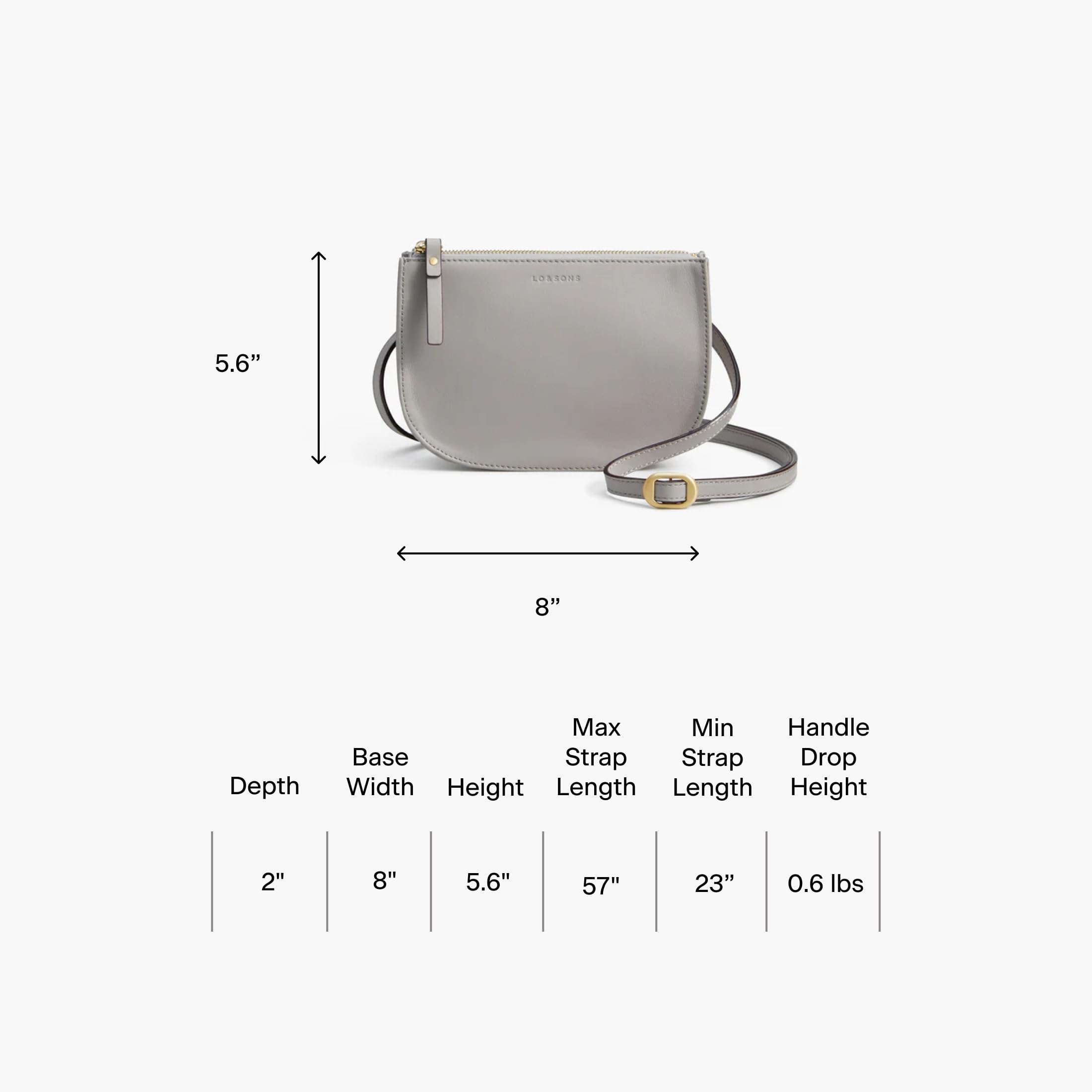 Lo & Sons Waverley 2 Crossbody Bag for Women - Premium Nappa Leather Convertible Shoulder Bag & Belt Bag with Adjustable Strap | Lightweight Smooth Leather Purse | Versatile Everyday, Weekend & Travel Handbag for Work, Shopping & Vacation