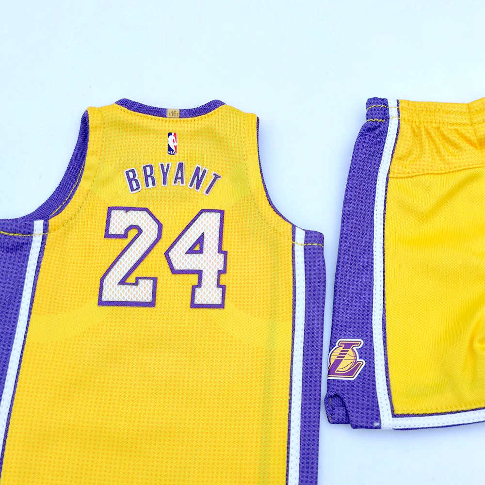 Custom 1:6 Scale Kobe Bryant Los Angeles Lakers NBA Jersey for Enterbay Action Figures - Perfect for Collectors and Basketball Fans Display