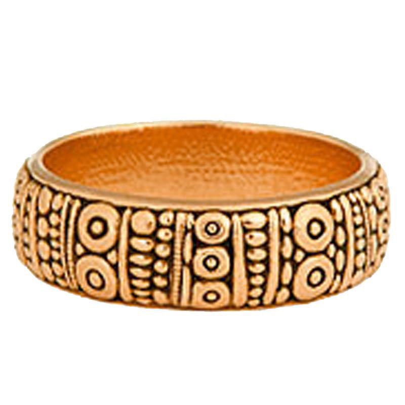 Alex Sepkus Carved Band Ring - 22RM - Handcrafted Sterling Silver Jewelry for Women - Elegant Wedding, Engagement & Everyday Wear