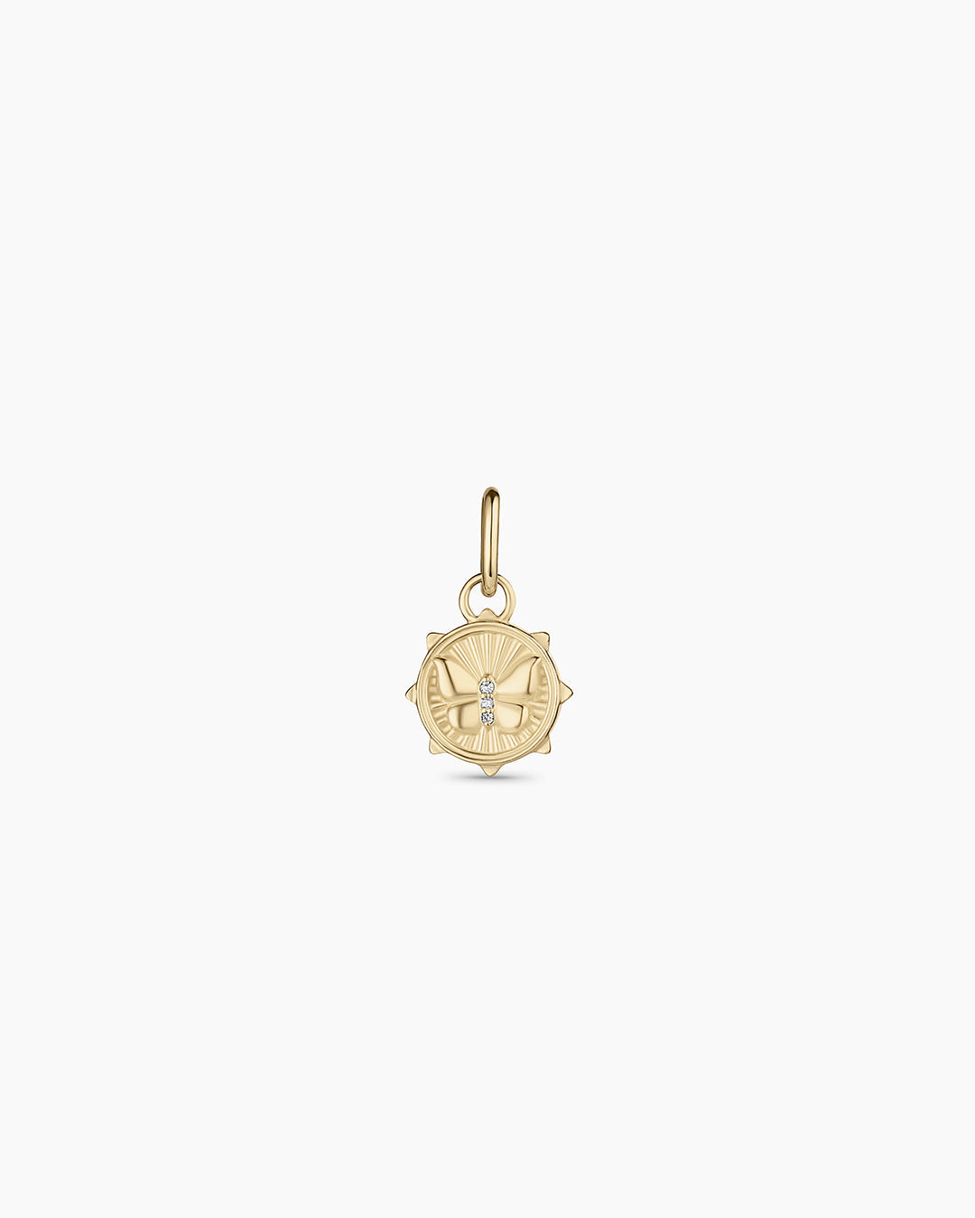 Exquisite Diamond Butterfly Charm Pendant - Elegant Jewelry Gift for Women - Perfect for Valentine's Day, Anniversary & Special Occasions