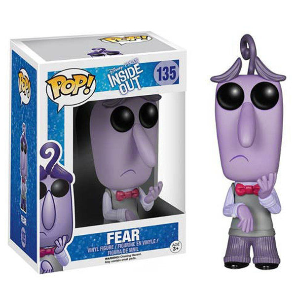 Disney Inside Out Fear Pop! Vinyl Figure - Collectible Toy for Disney Fans, Movie Lovers & Pop Culture Collectors (Perfect for Display, Gifts & Home Decor)