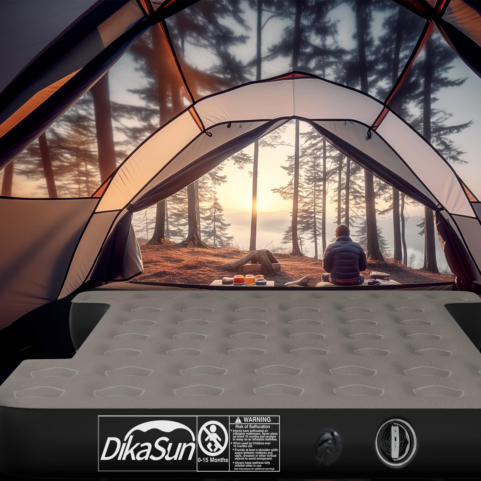 **5-5.8 ft Truck Bed Air Mattress – Full Size Short Inflatable Mattress for Camping, Road Trips & Outdoor Adventures**    *Perfect for short truck beds, camping trips, road travel, and outdoor relaxation!*