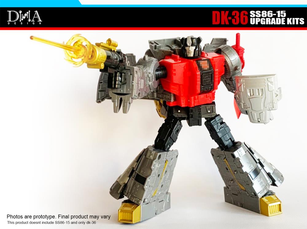 DNA Design DK36 Upgrade Kit for SS86 15 - Transformers Upgrade Parts for Enhanced Play & Display - Perfect for Collectors & Customization Projects