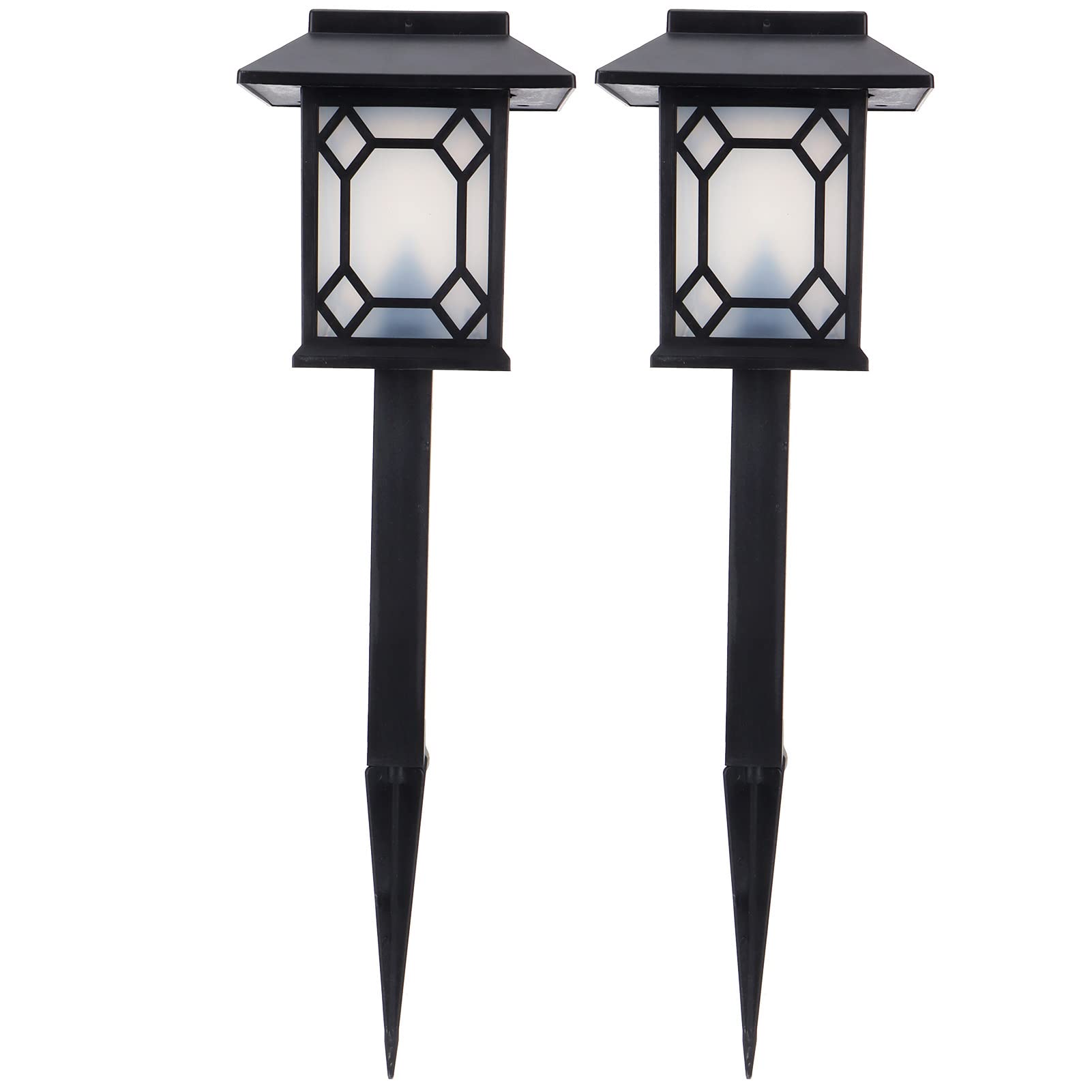 Adsire Solar Pathway Lights Outdoor Waterproof - Solar Powered Garden Lights for Walkway, Driveway, Patio, Lawn & Yard Decor - Weather Resistant Solar Landscape Lighting for Outdoor Decoration
