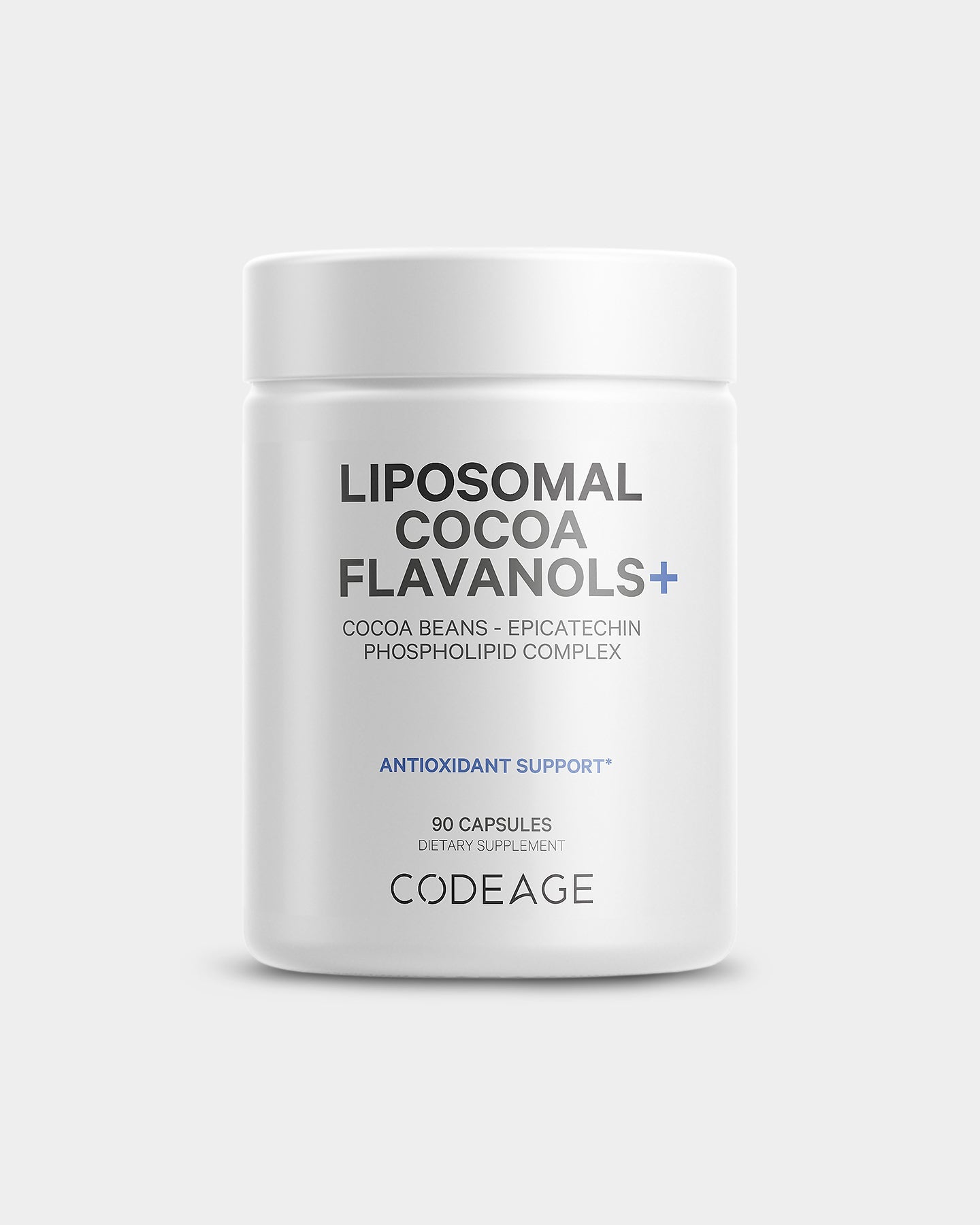 Codeage Liposomal Cocoa Flavanols Supplement with Antioxidants - Supports Heart Health & Circulation - Perfect for Daily Wellness & Active Lifestyles