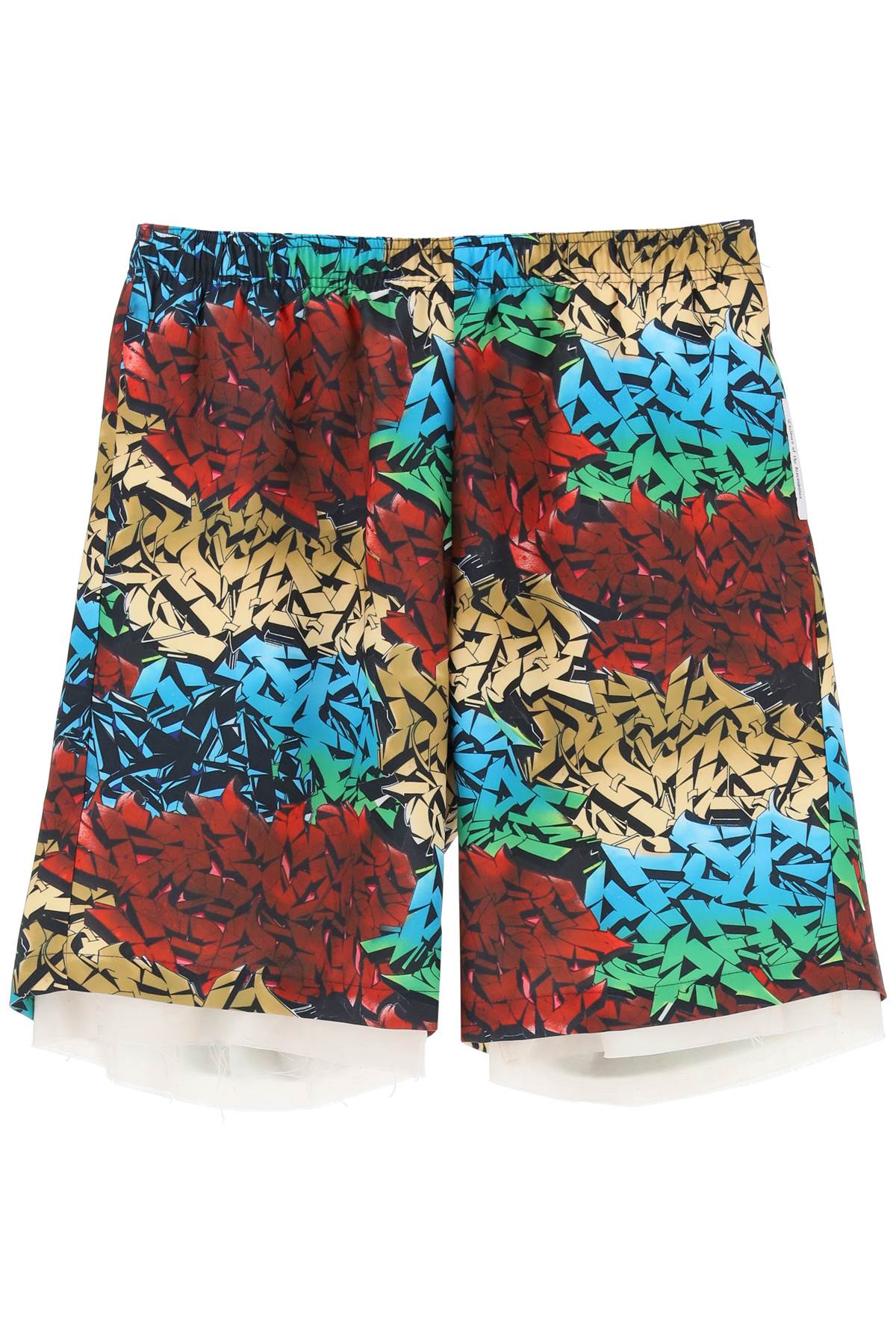 Children of the Discordance Graffiti Print Shorts - Trendy Streetwear for Men | Perfect for Summer Outfits & Urban Fashion