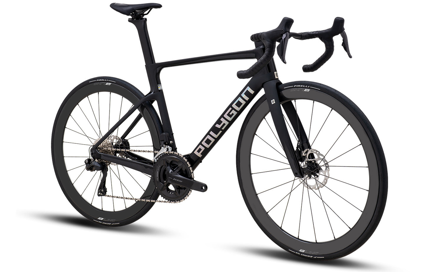 Polygon Helios A7 105 Di2 Carbon Road Bike - Lightweight & Fast Performance for Racing & Endurance Cycling | Perfect for Road Races, Triathlons & Long-Distance Training