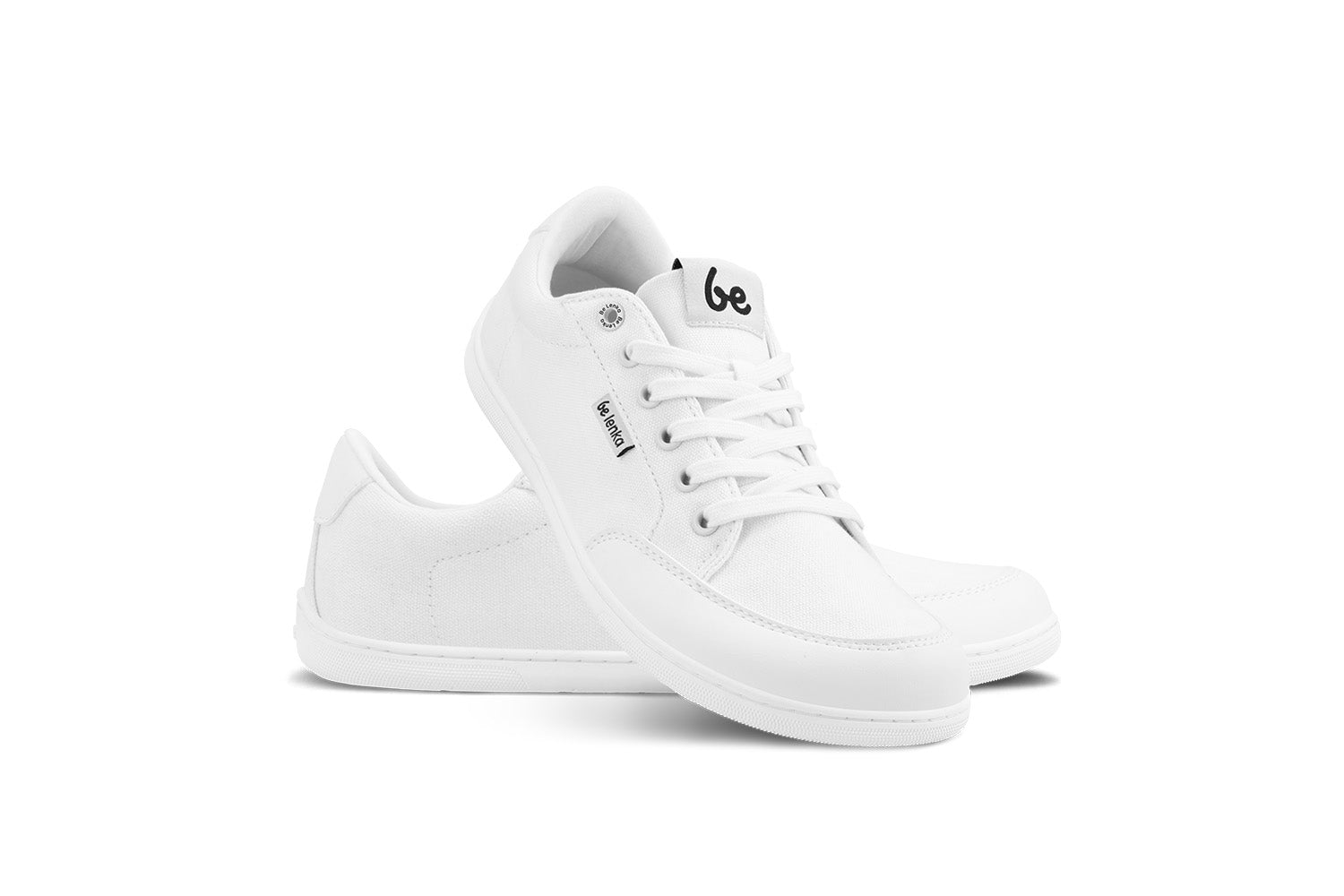 Barefoot Sneakers for Women & Men - Be Lenka Rebound All White Minimalist Shoes | Lightweight & Flexible for Running, Walking & Gym Workouts [CLEARANCE SALE]