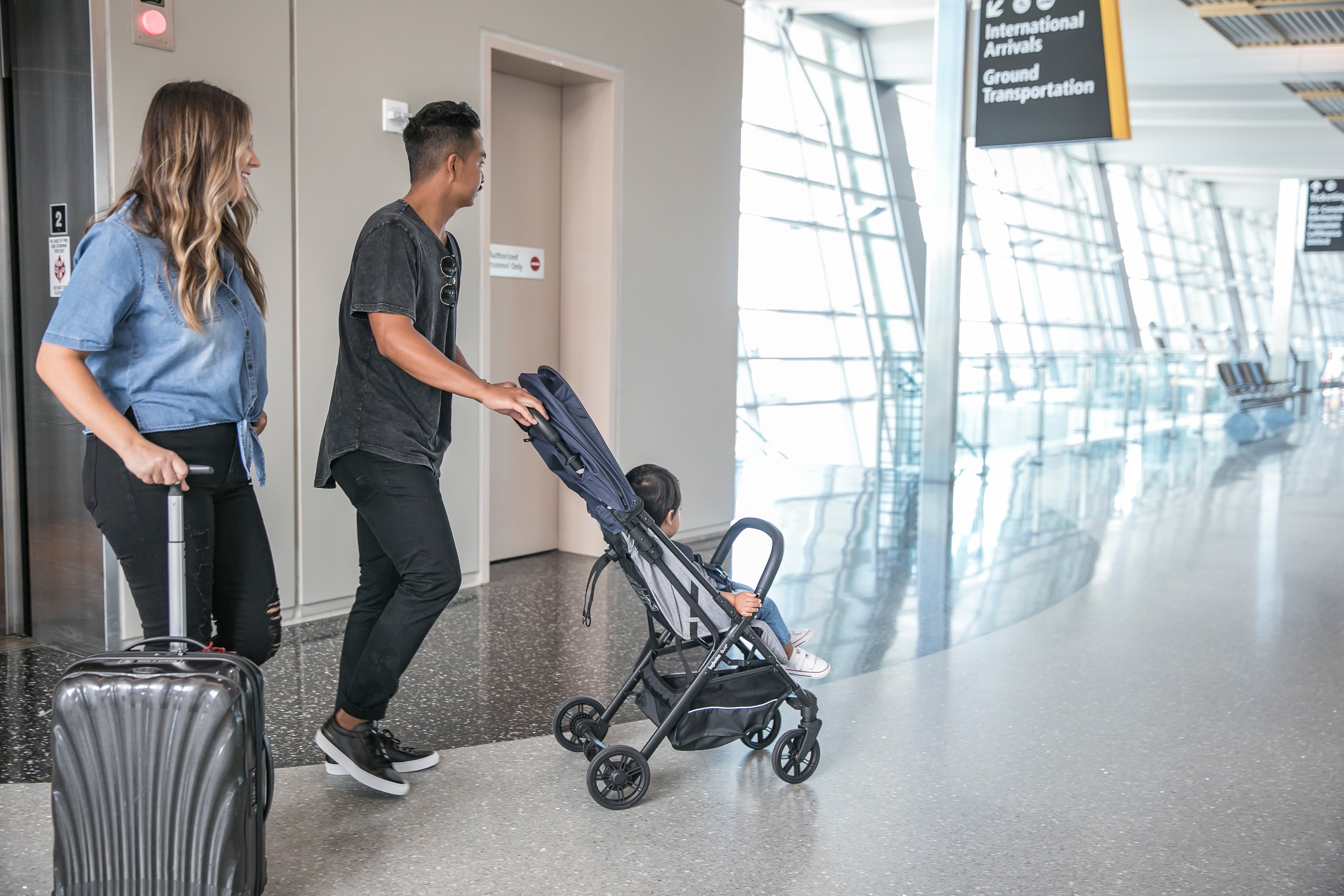 Inglesina Quid Lightweight Compact Stroller - Travel-Friendly Baby Stroller for On-the-Go Parents | Perfect for Air Travel, Shopping & City Walks (Damaged Box)