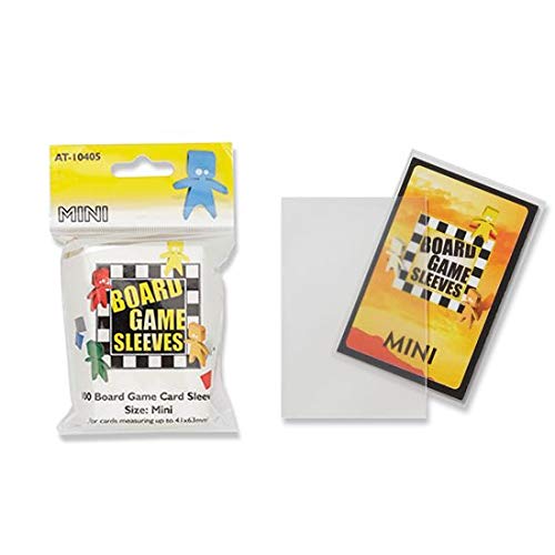 5 Packs Arcane Tinmen Board Game Sleeves - 100 ct Mini Size Card Protectors for MTG, Pokemon & Yugioh - Premium Value Bundle for Card Game Protection & Storage