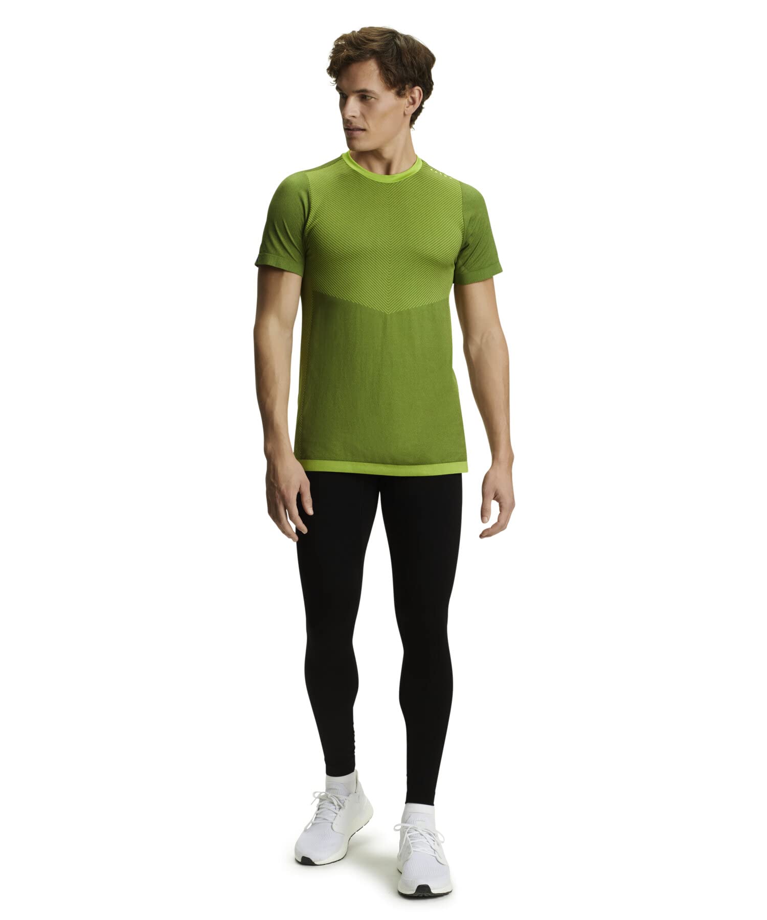 FALKE Men's Compression Long Athletic Pants for Running, Workout & Training - Moisture Wicking & Muscle Support - 1 Pair - Ideal for Gym, Yoga & Sports Performance
