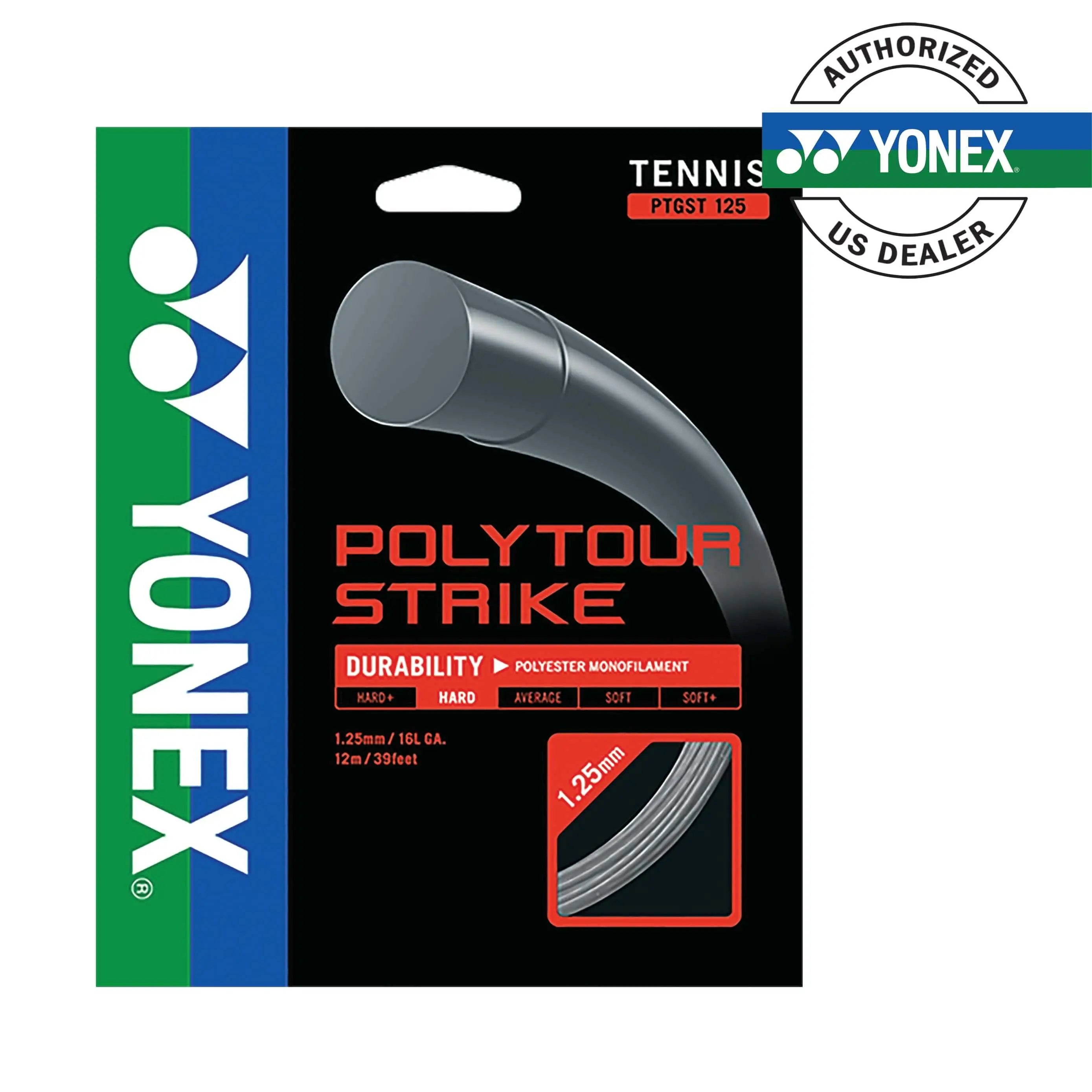 Yonex Polytour Strike 130 Tennis Racket - High-Performance Badminton Racket for Advanced Players | Perfect for Competitive Matches & Training Sessions