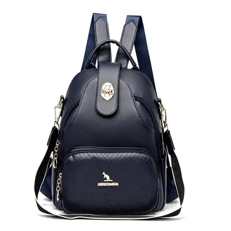 Premium Women's Leather Backpack Purse - Stylish & Durable Handbag for Work, Travel & Daily Use