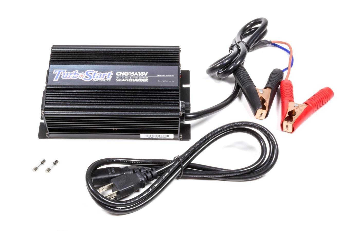 CHG15A16V SMART Charger - 16V 15A Fast Intelligent Battery Charger for Cars, Trucks, Motorcycles - Perfect for Home Garage, Road Trips & Emergency Vehicle Maintenance