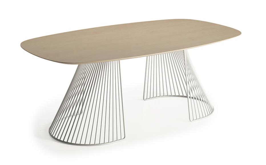 Premium Grid Table by BBB - Modern & Durable for Home Office, Dining, or Outdoor Use