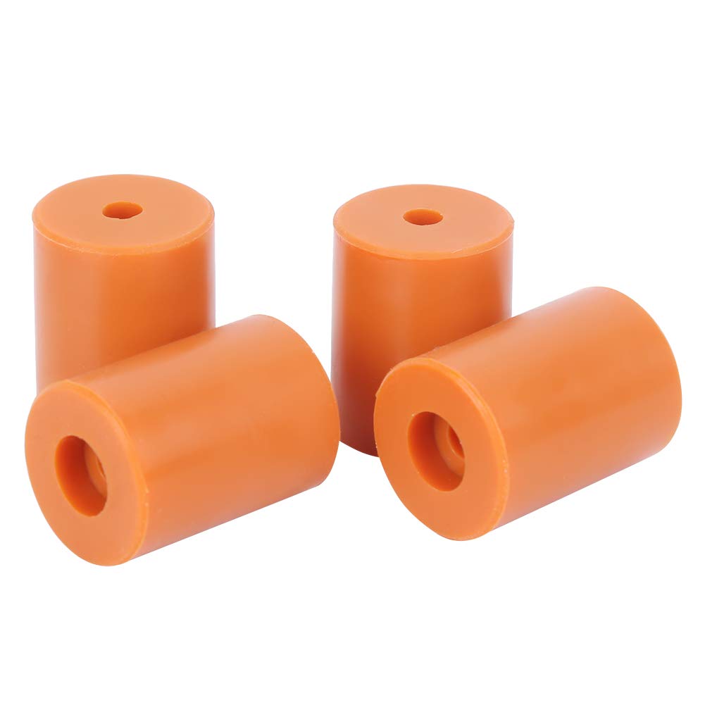 4pcs High-Temperature Resistant Silicone Leveling Columns for 3D Printer Hot Bed - Stable Mounting Tool Compatible with Ender 2, Ender 3, Ender 3 Pro, CR-10, CR-10S - Perfect for Precise Bed Leveling and Improved Print Quality