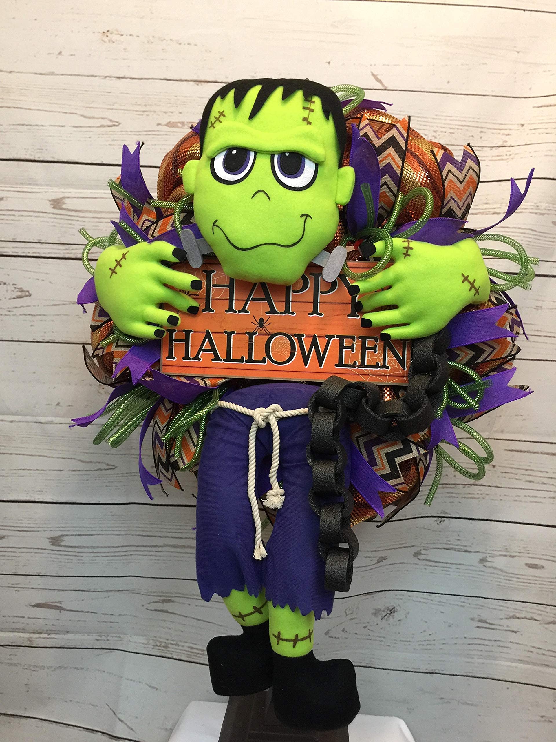 Frankenstein Halloween Wreath - Extra Large 36