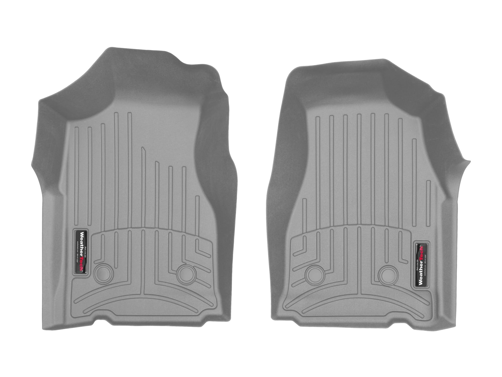 WeatherTech Custom Fit FloorLiners for Chevy Colorado & GMC Canyon (2015-2023) - 1st Row Front Seat Floor Mats, All-Weather Protection, Grey - Perfect for Off-Roading, Camping & Daily Commute