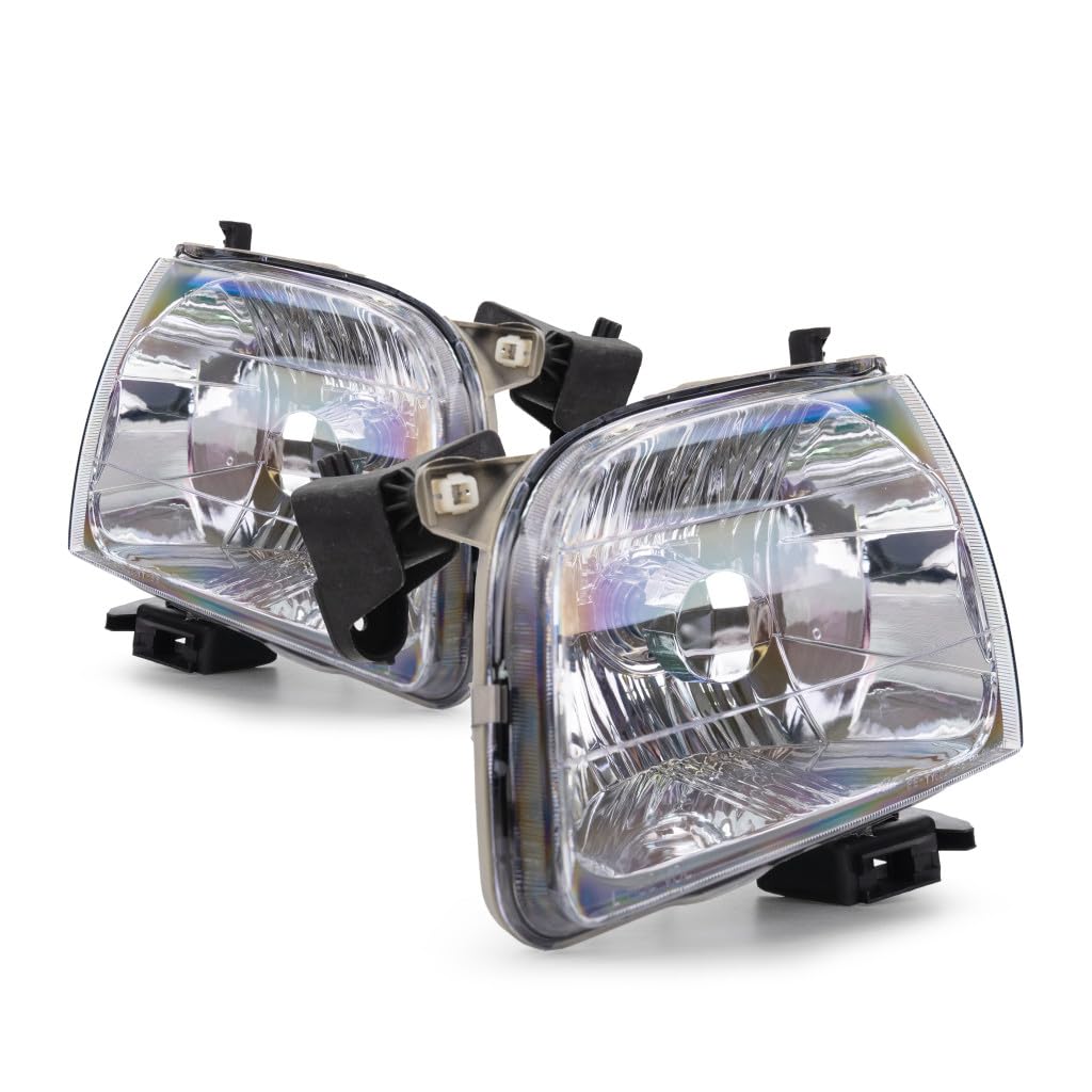 2001-2004 Toyota Tacoma Replacement Headlights Pair - Driver & Passenger Side (TO2502136 TO2503136) | Compatible with OEM 81150-04110 81110-04110 | Perfect for Night Driving & Off-Road Adventures