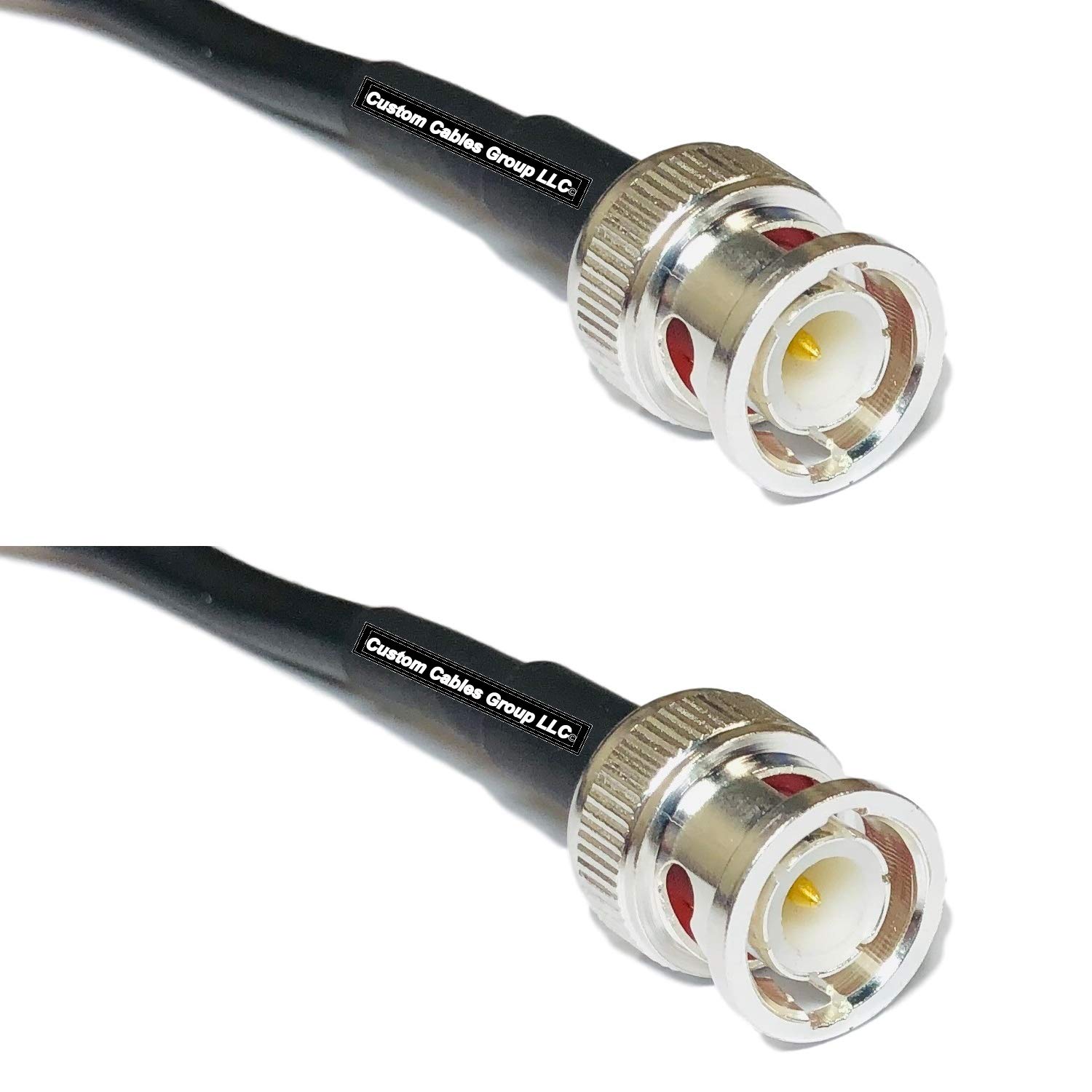 3 Feet RG58 BNC Male to BNC Male RF Pigtail Coaxial Cable - High-Speed Signal Transmission for CCTV, Ham Radio & Network Testing