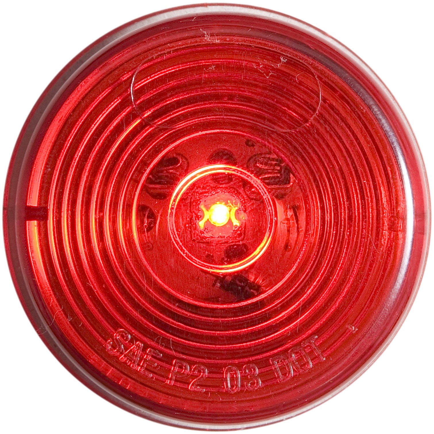 Optronics MCL56RBP Red LED Marker and Clearance Light - Heavy Duty Truck Trailer Safety Lights for Night Driving & Vehicle Visibility