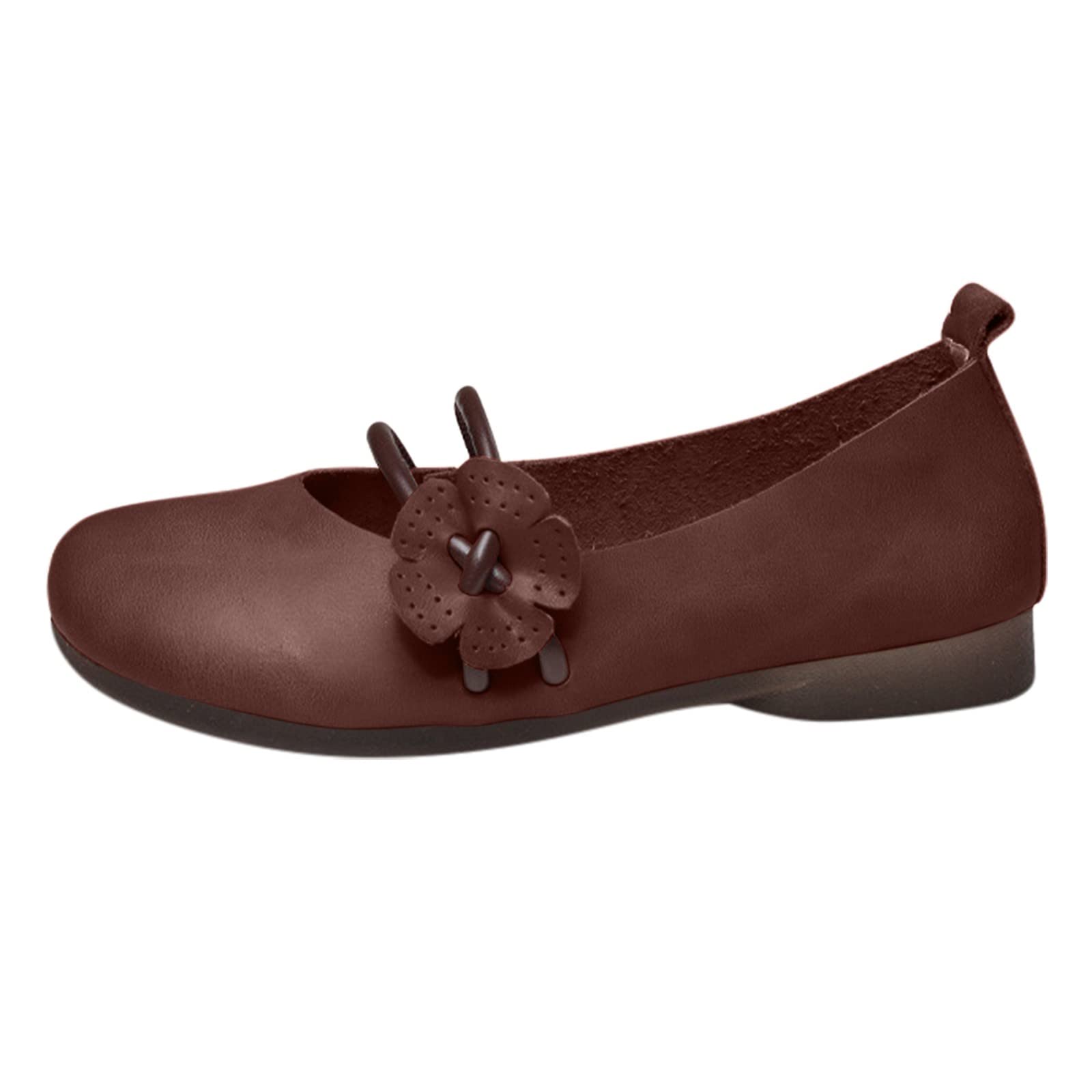 Stylish Black Flats for Women - Comfortable Dressy Lace-Up Oxford Shoes with Breathable Design | Perfect for Office, Casual Wear & Everyday Comfort
