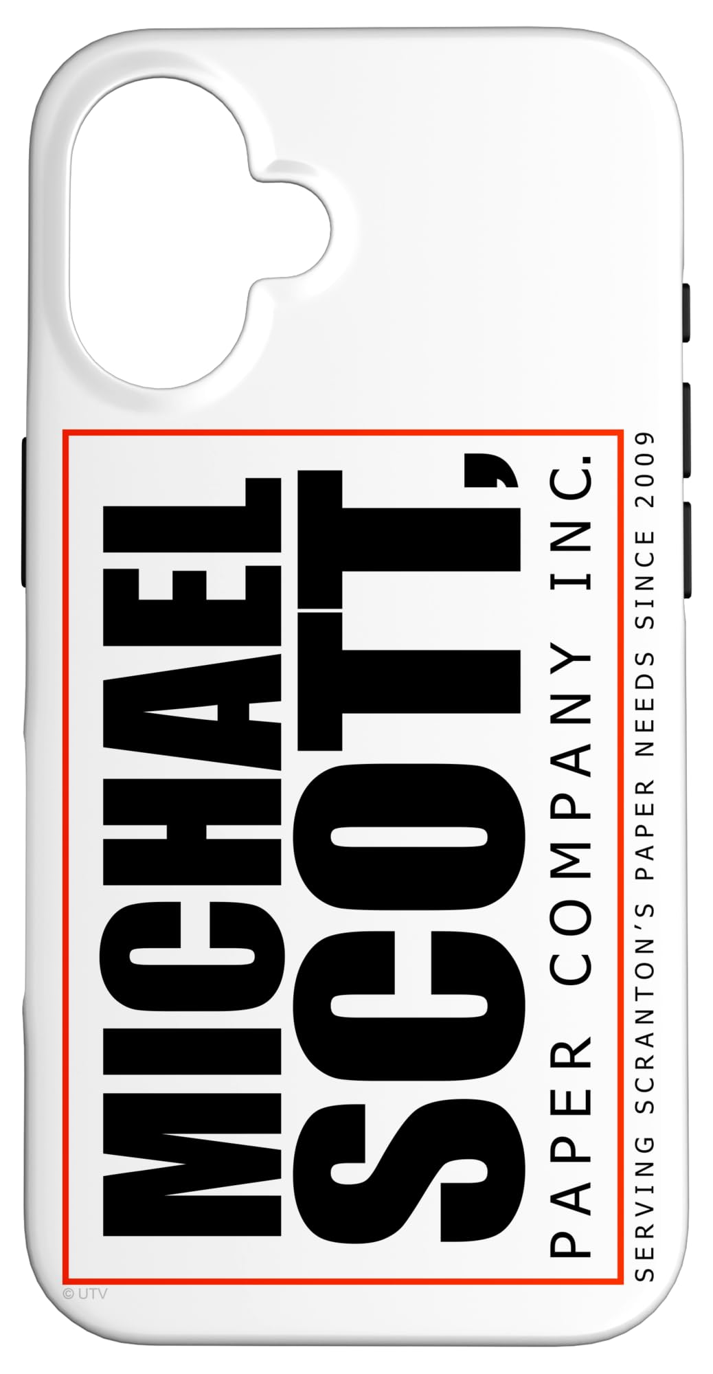 iPhone 16 Case - The Office Michael Scott Paper Company Design | Durable Protective Phone Cover for Apple iPhone 16 | Perfect Gift for Fans of The Office TV Show | Office, School, Travel & Everyday Use