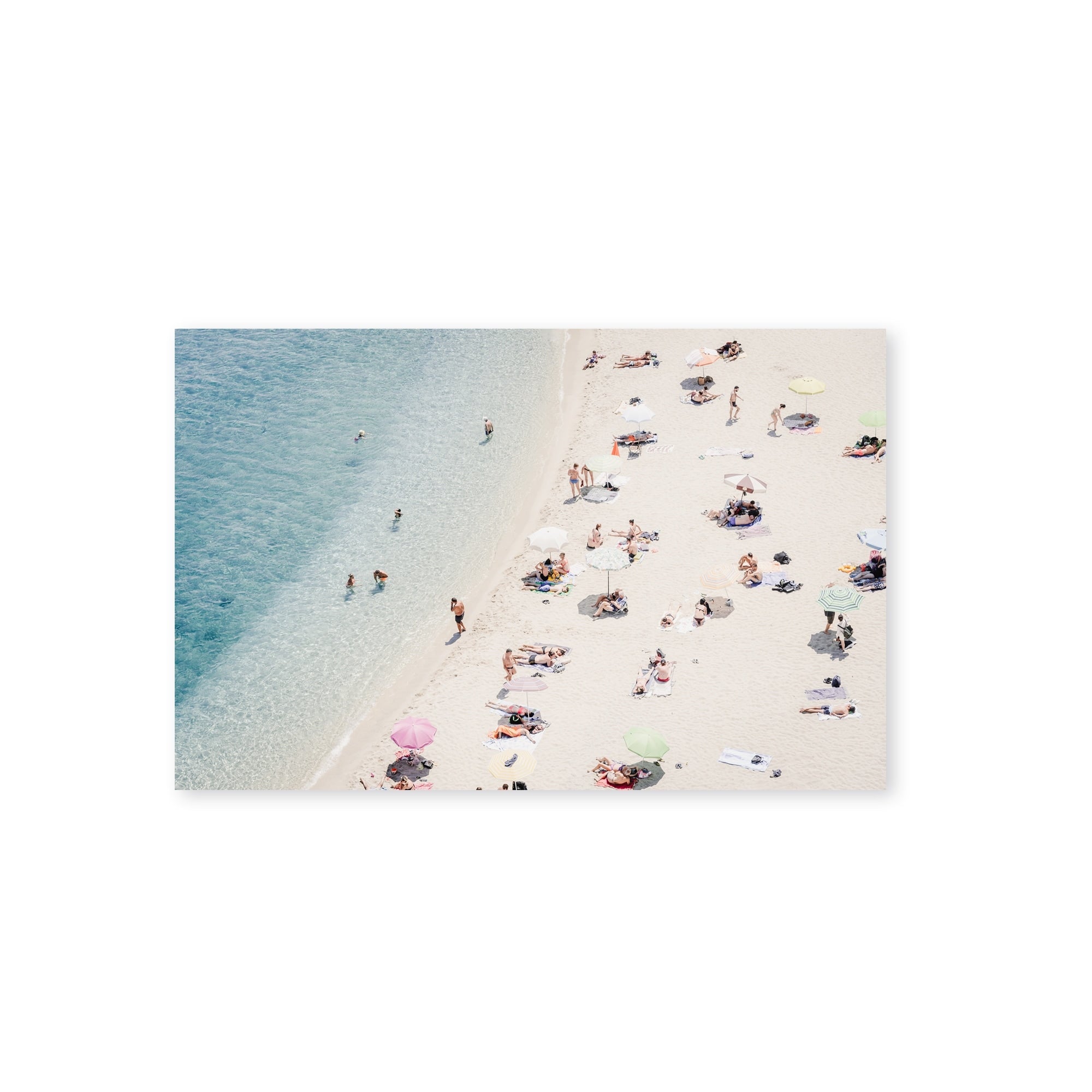 Beach Life Italy 2 Framed Textured Wall Art - Coastal Decor for Living Room, Bedroom & Office - Perfect Beach House & Vacation Home Decor
