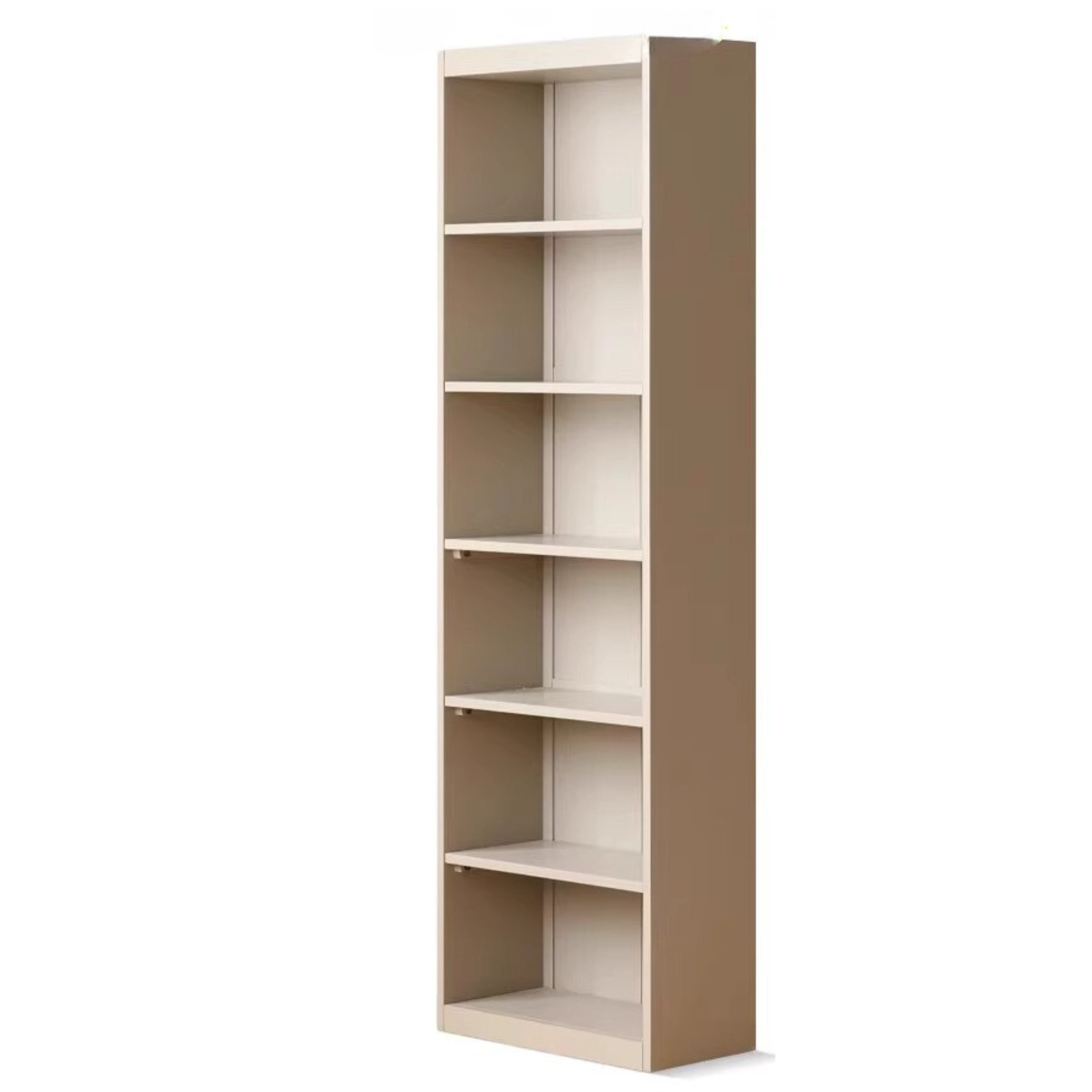 Premium Poplar Solid Wood Bookcase - Light Luxury Style for Home Office, Living Room & Library | Modern Wooden Bookshelf Organizer