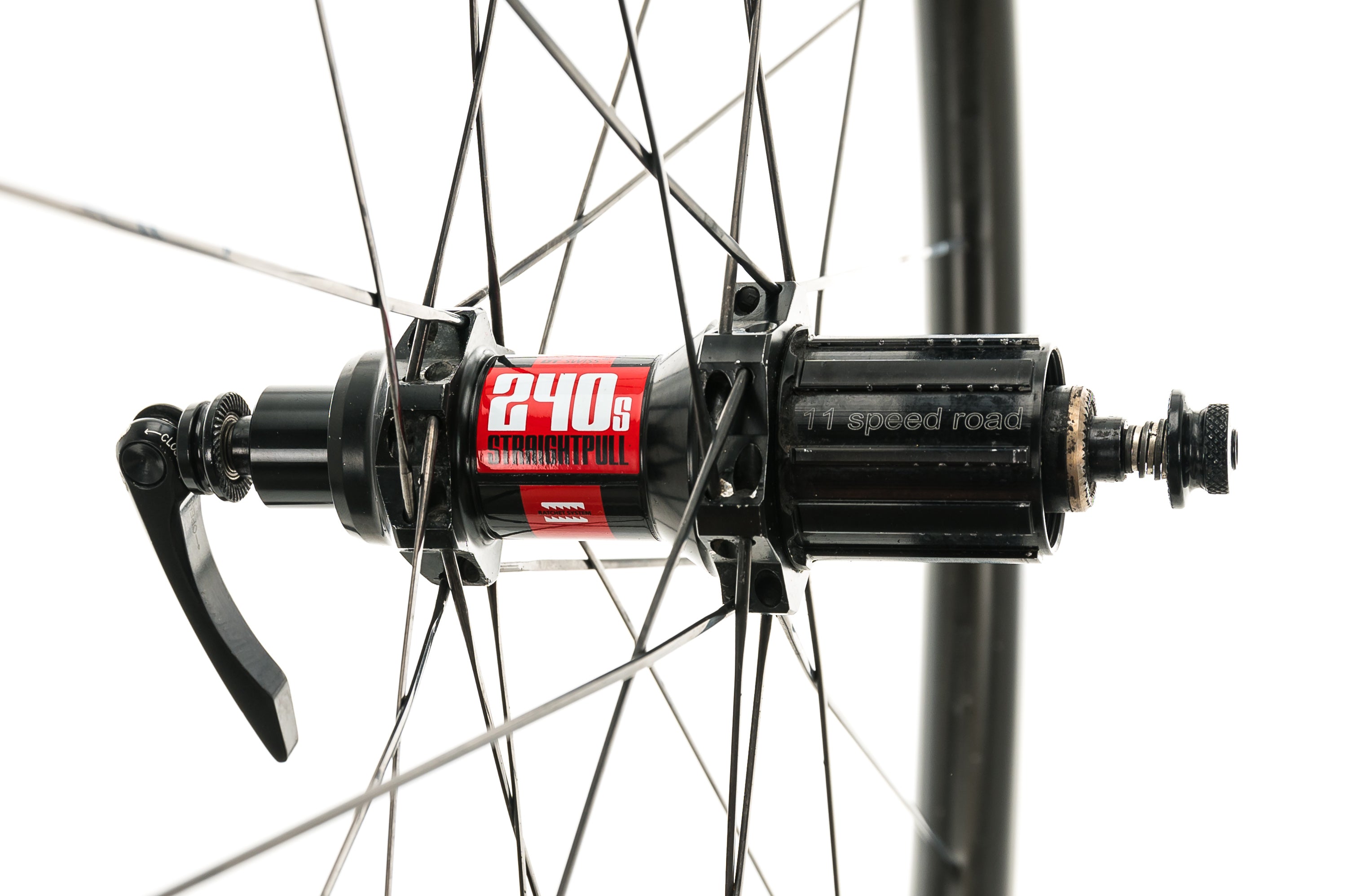 Black Inc. Thirty C Carbon Clincher 700c Rear Wheel - Lightweight Road Bike Wheel for Racing & Training | High-Performance Cycling Component for Speed & Durability