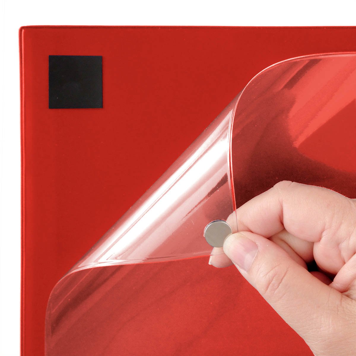StoreSMART® Magnetic Closure Pockets - 10-Pack Red 8.5