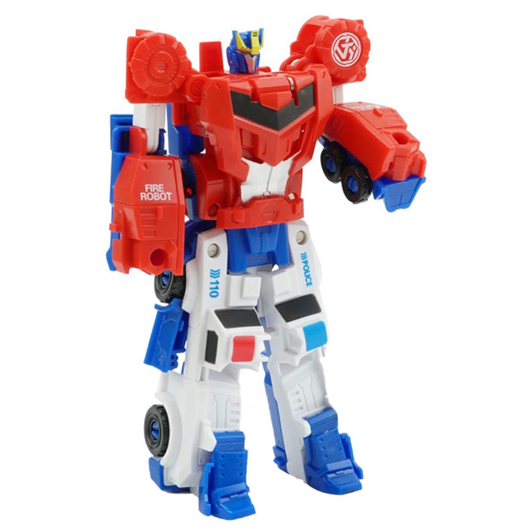 Anjetan Transforming Robot Car Toy Set - Creative Convertible Action Figure & Vehicle Playset for Kids - STEM Learning & Imaginative Play - Perfect for Birthday Gifts & Interactive Playtime