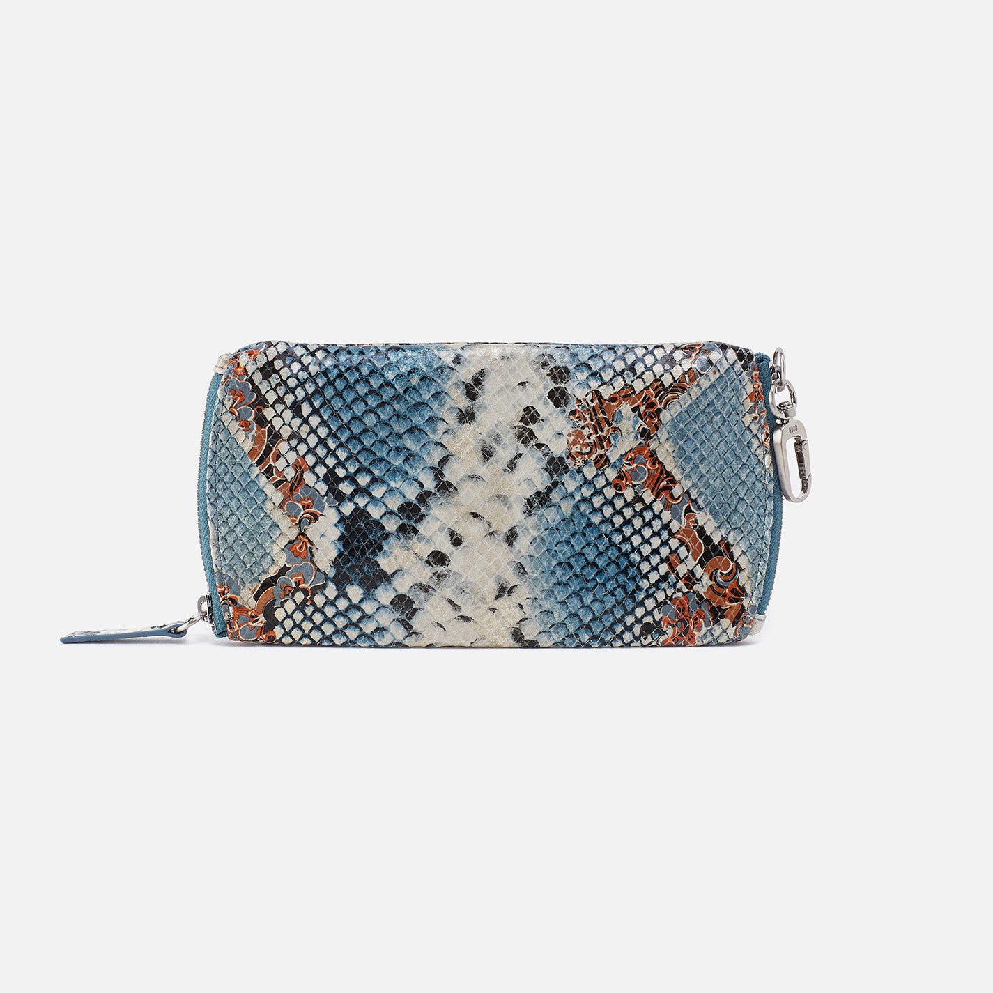 Premium Printed Leather Spark Double Eyeglass Case - Blue Tempest Design | Durable Eyewear Storage for Travel, Work & Everyday Use