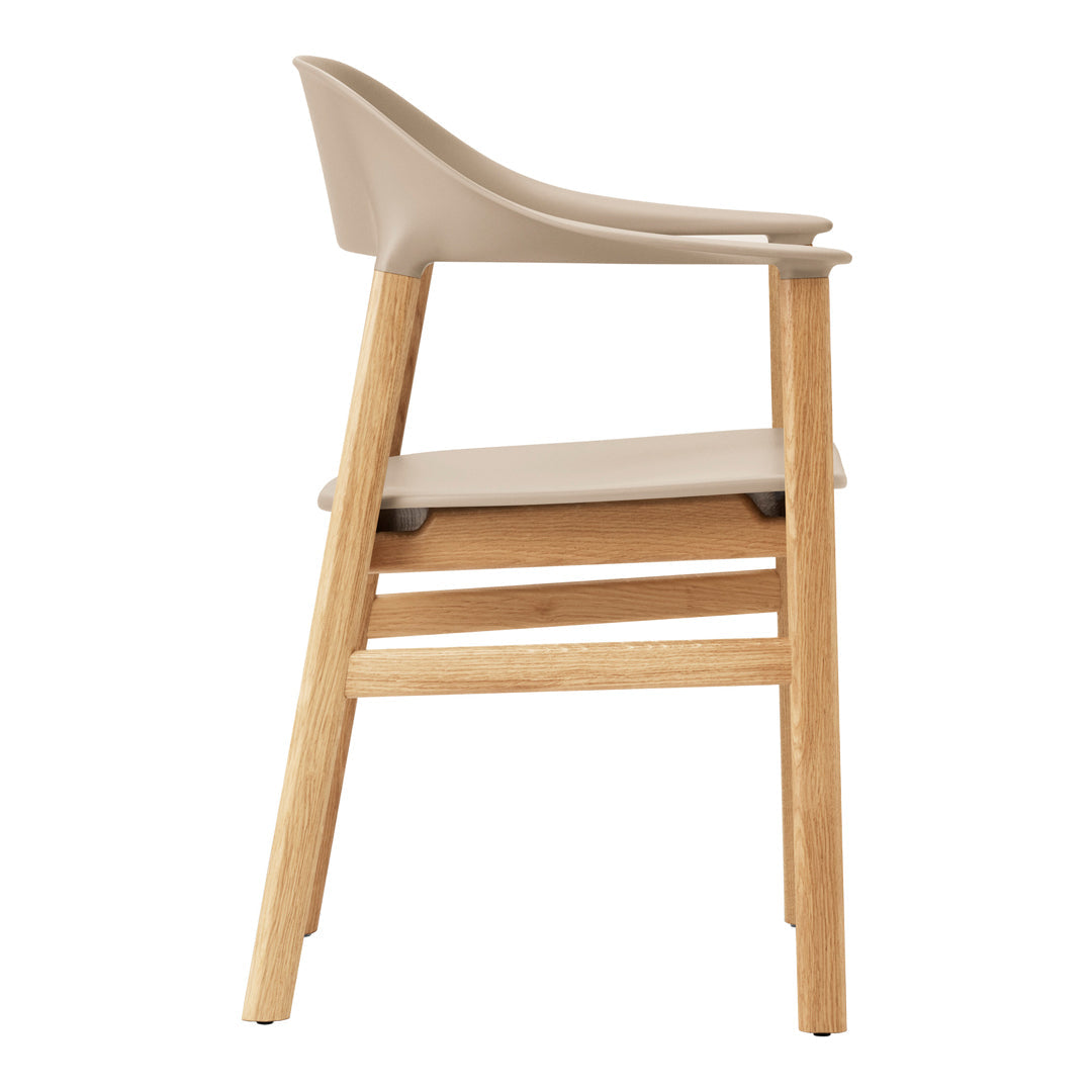 Simon Legald Herit Dining Armchair by Normann Copenhagen - Modern Scandinavian Design for Dining Room, Kitchen or Office - Comfortable & Stylish Seating Solution