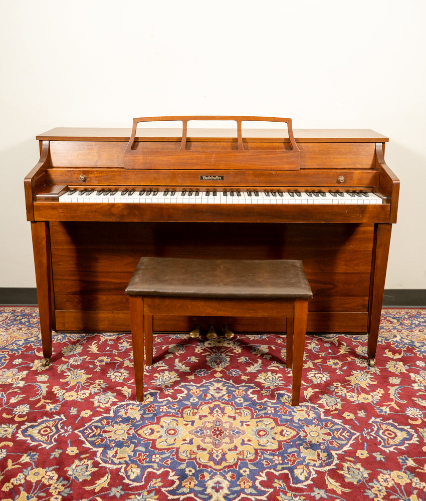 Baldwin 511 Upright Piano in Satin Walnut Finish - Premium Home & Studio Piano for Beginners, Professionals & Music Lovers