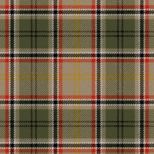 Asman Day Tan Ancient Tartan Scarf - Premium Wool Plaid Wrap for Men & Women - Perfect for Winter, Fall Fashion & Outdoor Activities