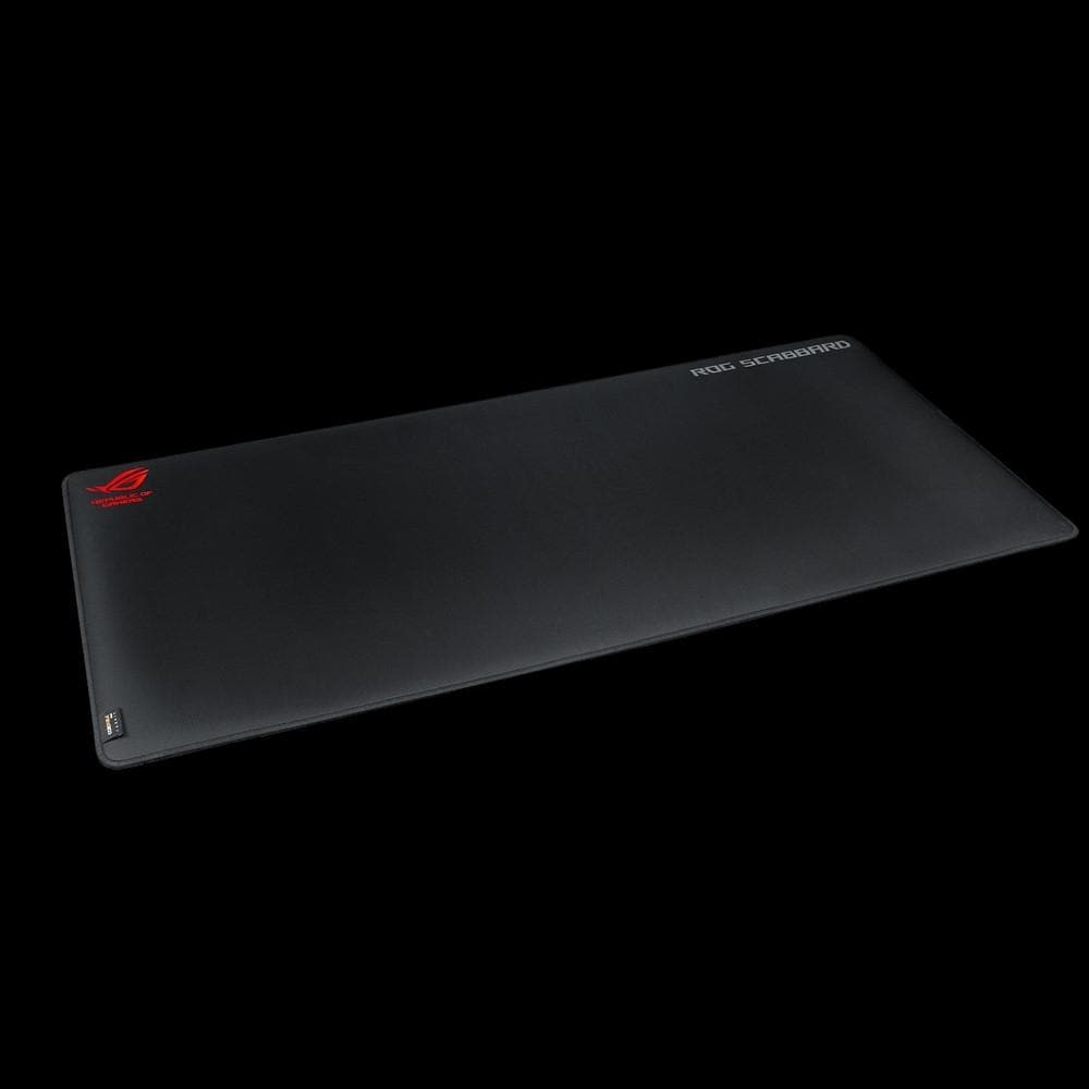 ASUS ROG SCABBARD Large Gaming Mouse Pad - XXL Extended Non-Slip Rubber Base Mousepad for PC, Laptop, Mac - Perfect for FPS, MOBA, and Office Work