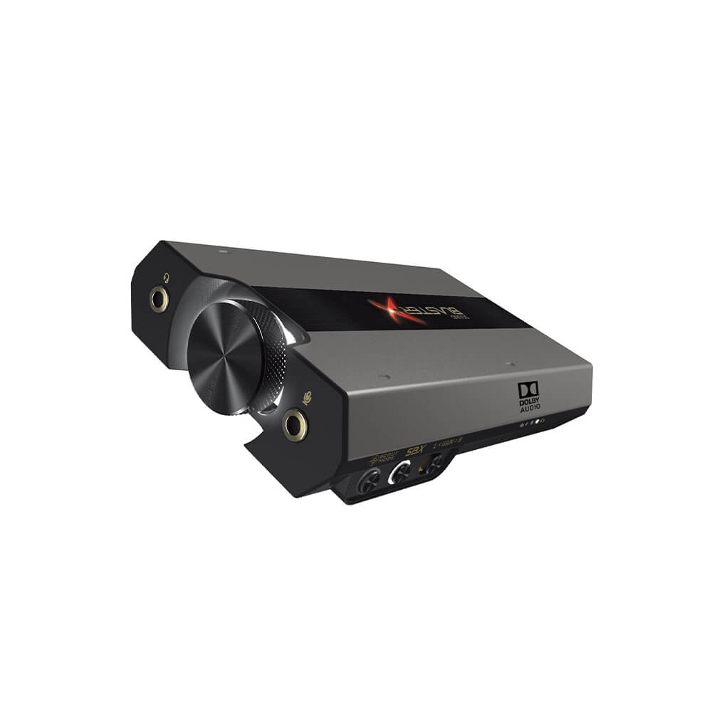 Creative Sound Blaster X G6 High-Resolution USB DAC and Amp - Premium Gaming Sound Card for PC, PS4, PS5, Xbox - Enhance Audio for Streaming, Esports & Music Production