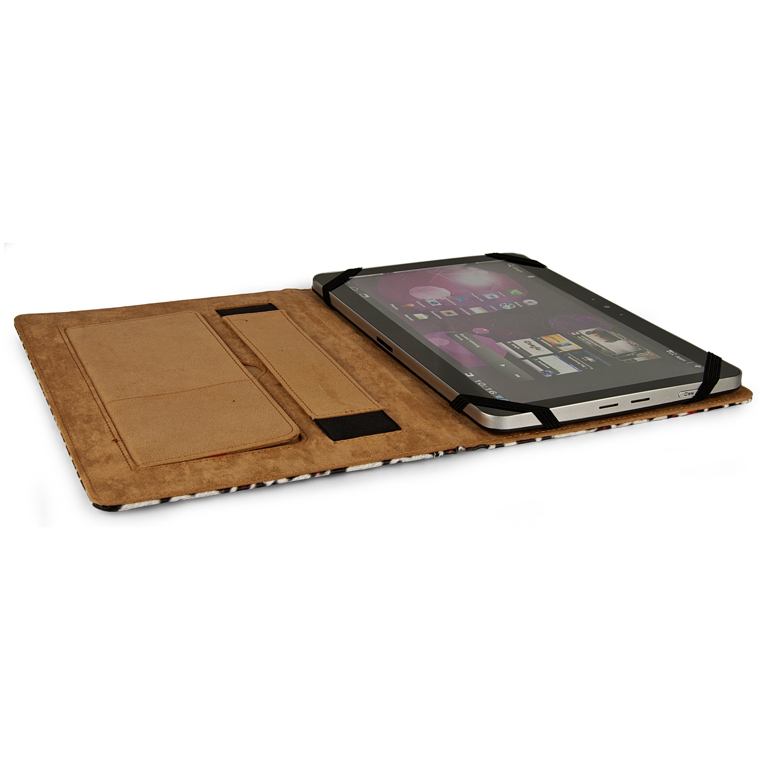 Mary Portfolio Lightweight Hard Cover Case for Apple iPad Air 2 - Durable Leopard Print Protective Case for New iPad Air - Perfect for Work, Travel & Everyday Use