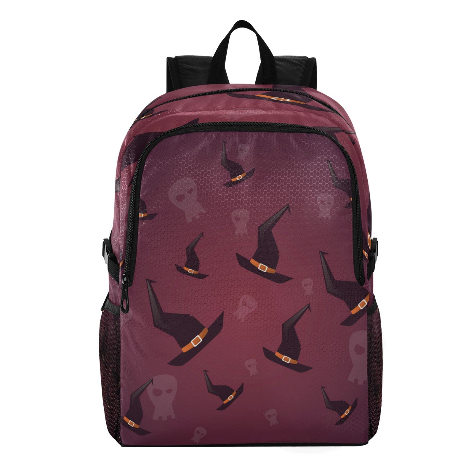 Waterproof 20L Lightweight Packable Backpack with Skull Design - Perfect for Halloween Decorations, Horror Parties, Hiking, Travel & Outdoor Camping | Durable Daypack with Multiple Pockets