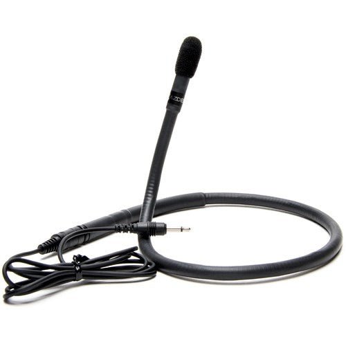 Azden Professional Neck-Worn Gooseneck Omnidirectional Microphone - Perfect for Podcasting, Interviews, and Hands-Free Recording