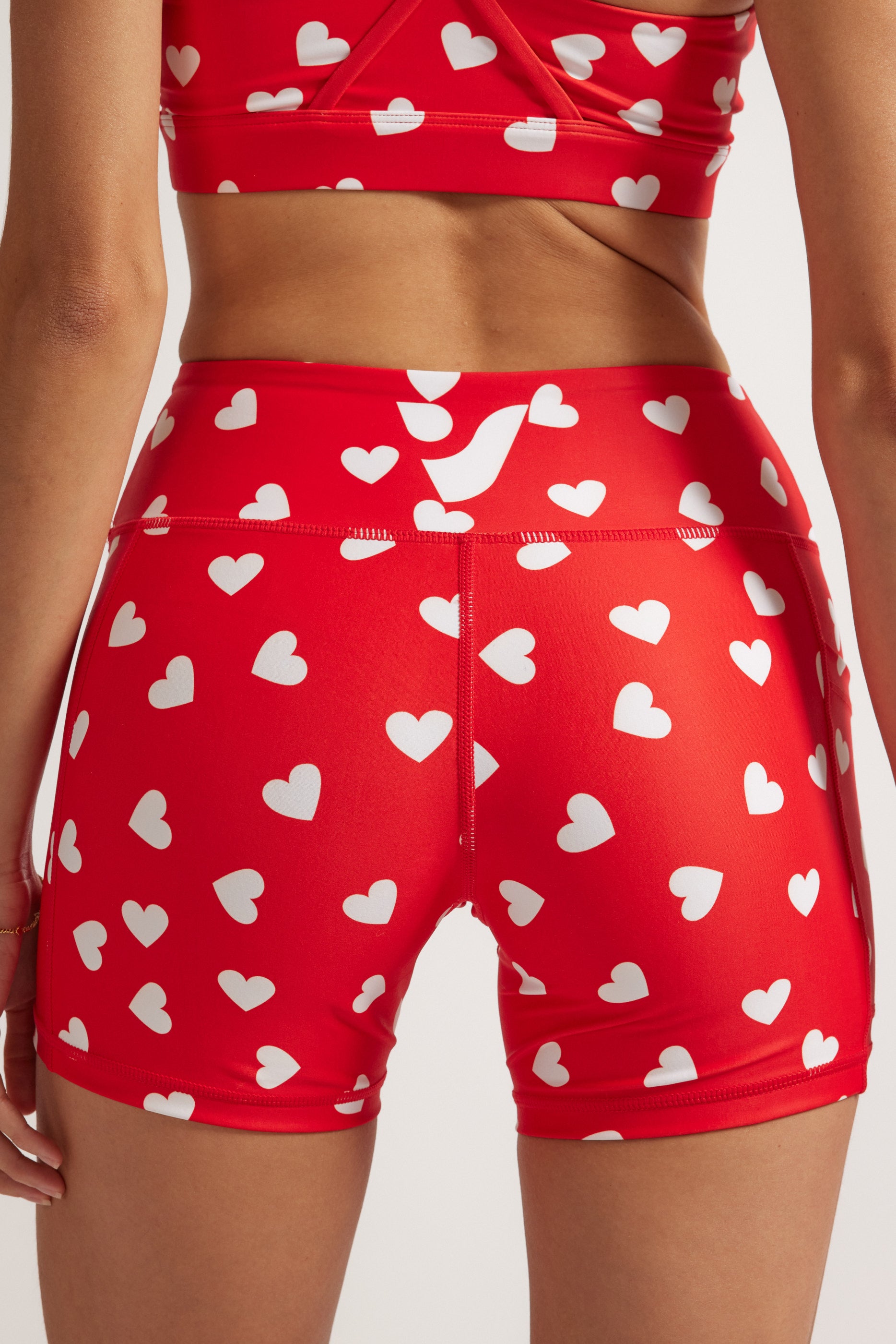 Hearts 5 Pack Women's Casual Shorts - Comfortable Stretch Athletic Shorts for Running, Yoga, Gym & Lounge Wear