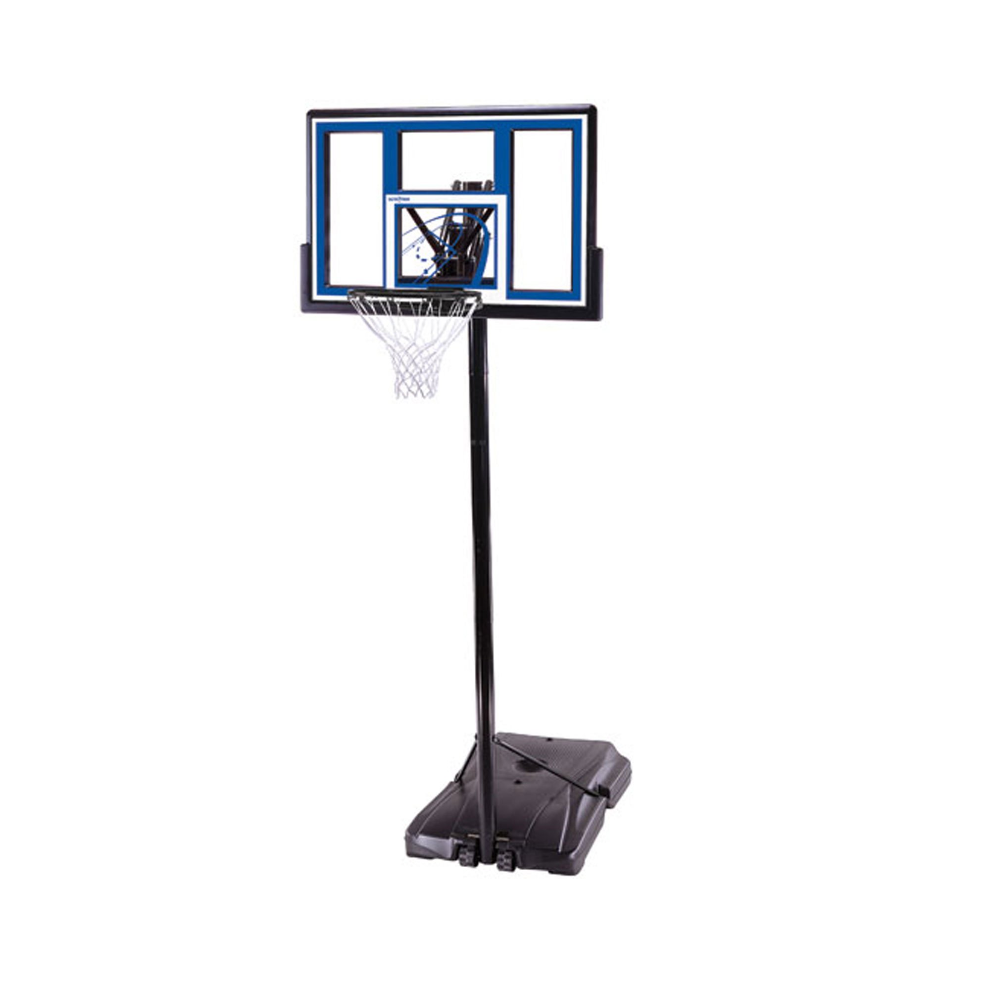 Lifetime 1531 Portable Basketball Hoop System with 48 Inch Shatterproof Backboard - Adjustable Height for Kids & Adults - Perfect for Driveway, Backyard & Outdoor Play