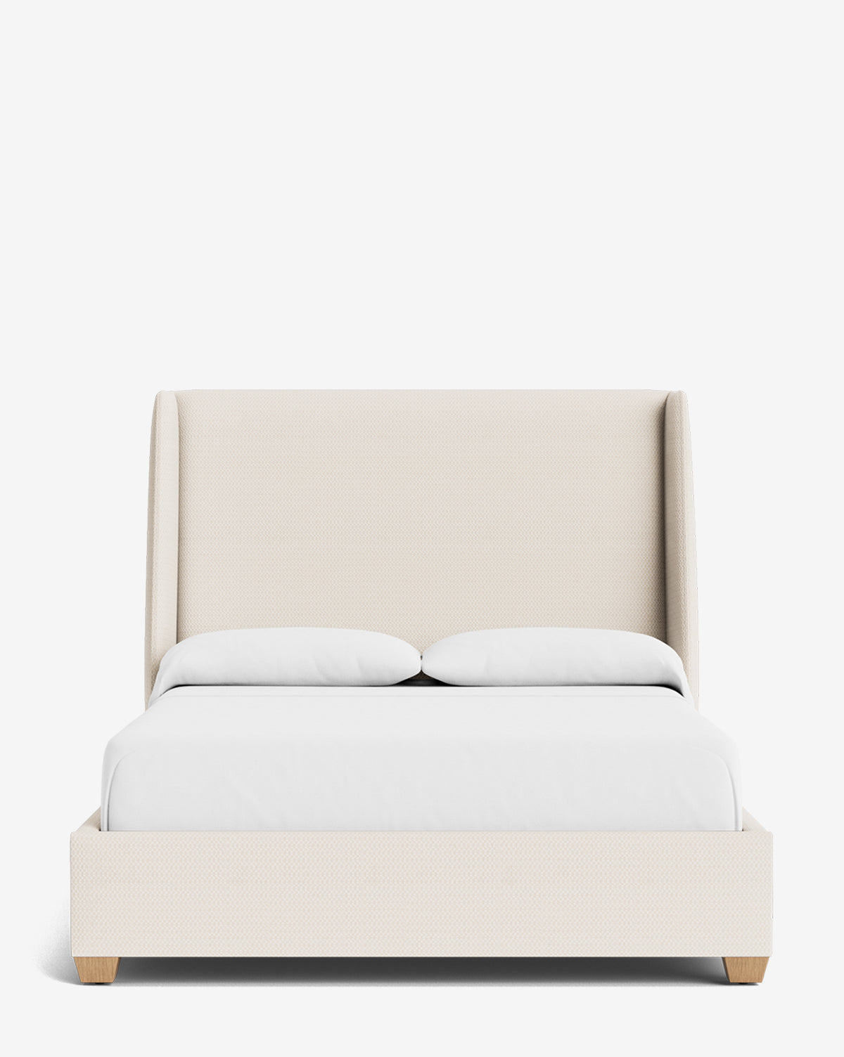 Walt Bed Tall Headboard - Queen Size Upholstered Bed Frame with Adjustable Height - Perfect for Modern Bedroom Decor & Small Spaces