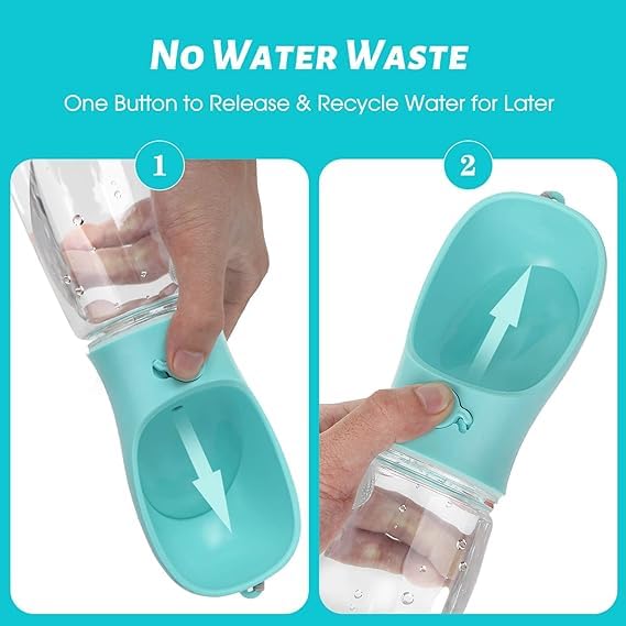 **Brelvik Large Leak-Proof Dog Water Bottle - Portable Travel Water Dispenser for Dogs & Puppies - Ideal for Outdoor Walking, Hiking, Camping, and Travel Adventures**
