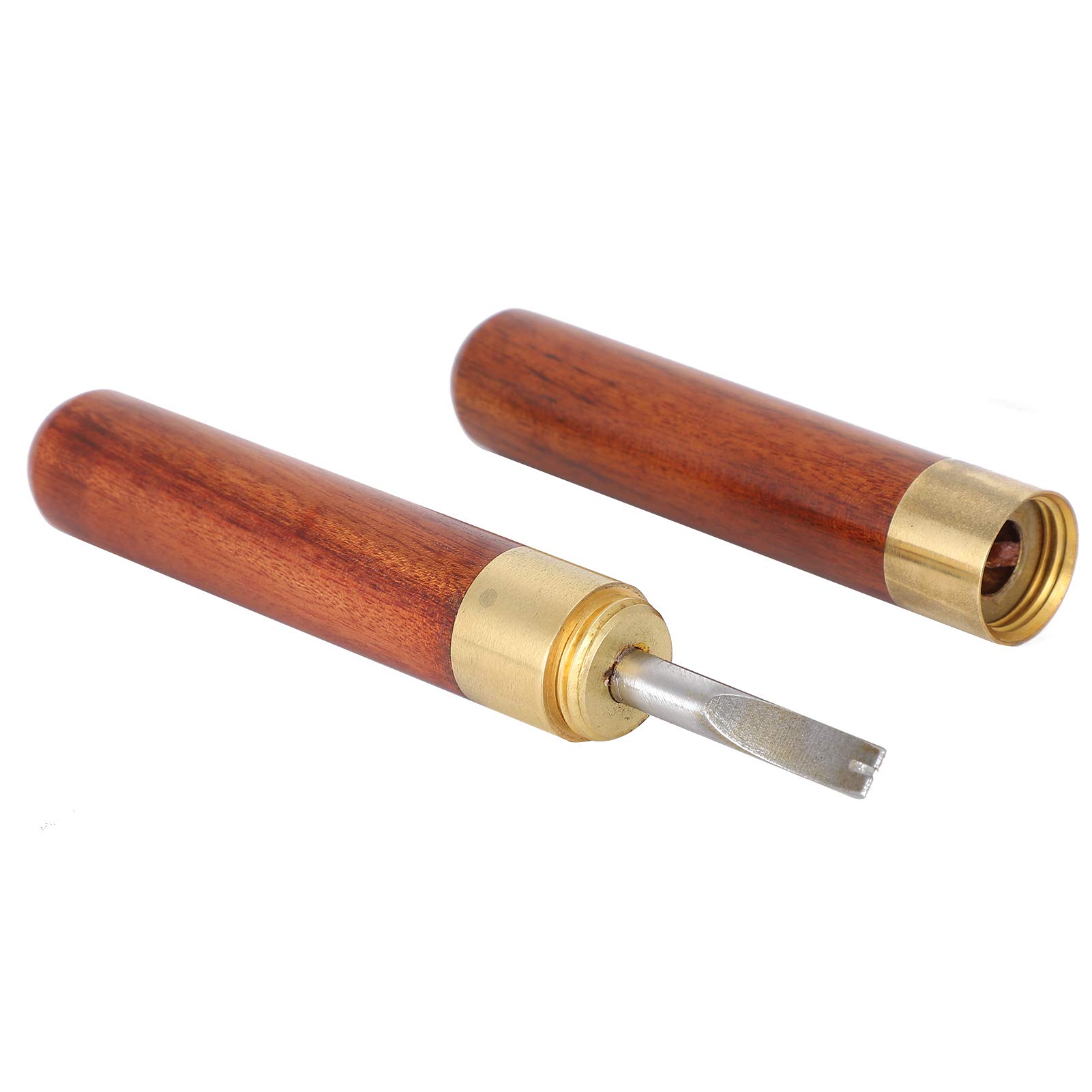 Premium Sandalwood Edger - High-Quality Craft Leather Tool with Steel Beveler for DIY Leatherworking (1.2mm) | Perfect for Handbags, Backpacks, Wallets & Leather Craft Projects
