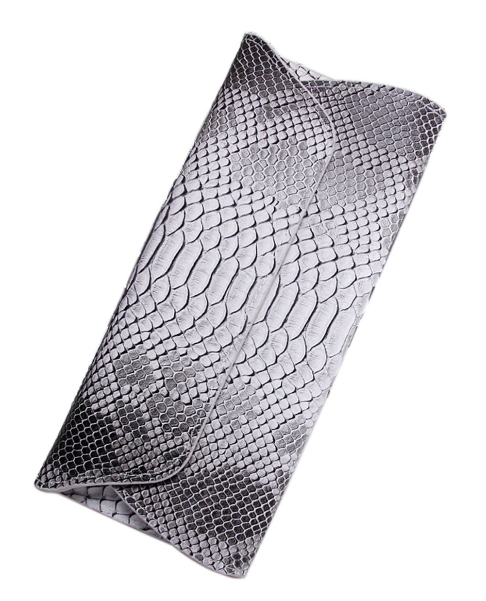 Genuine Leather Snakeskin Envelope Handbag Wallet Clutch for Women - Elegant Evening Bag for Parties, Weddings & Special Occasions