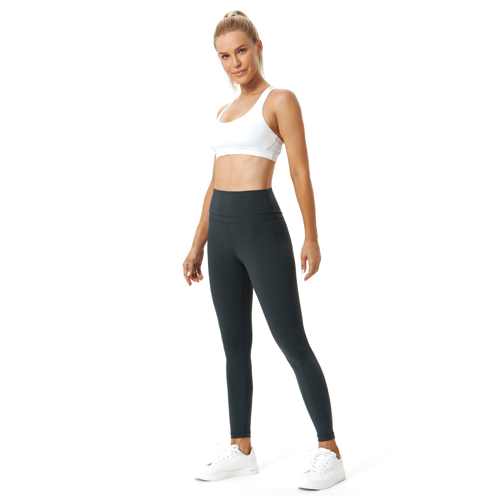 High Waisted Yoga Leggings for Women with Pockets - Tummy Control Stretchy Workout Running Athletic Pants | Perfect for Gym, Yoga, Running & Casual Wear