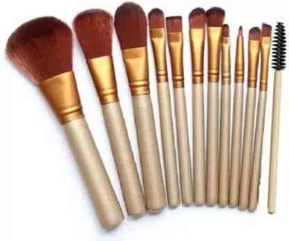 Lusty Soul 12-Piece Makeup Brush Set - Synthetic Fiber Bristles - Multi-Color Cosmetic Brushes for Powder, Foundation, Eyeshadow, Blush, Mascara, Eyeliner & Lip - Perfect for Professional Makeup Artists & Home Beauty Routines