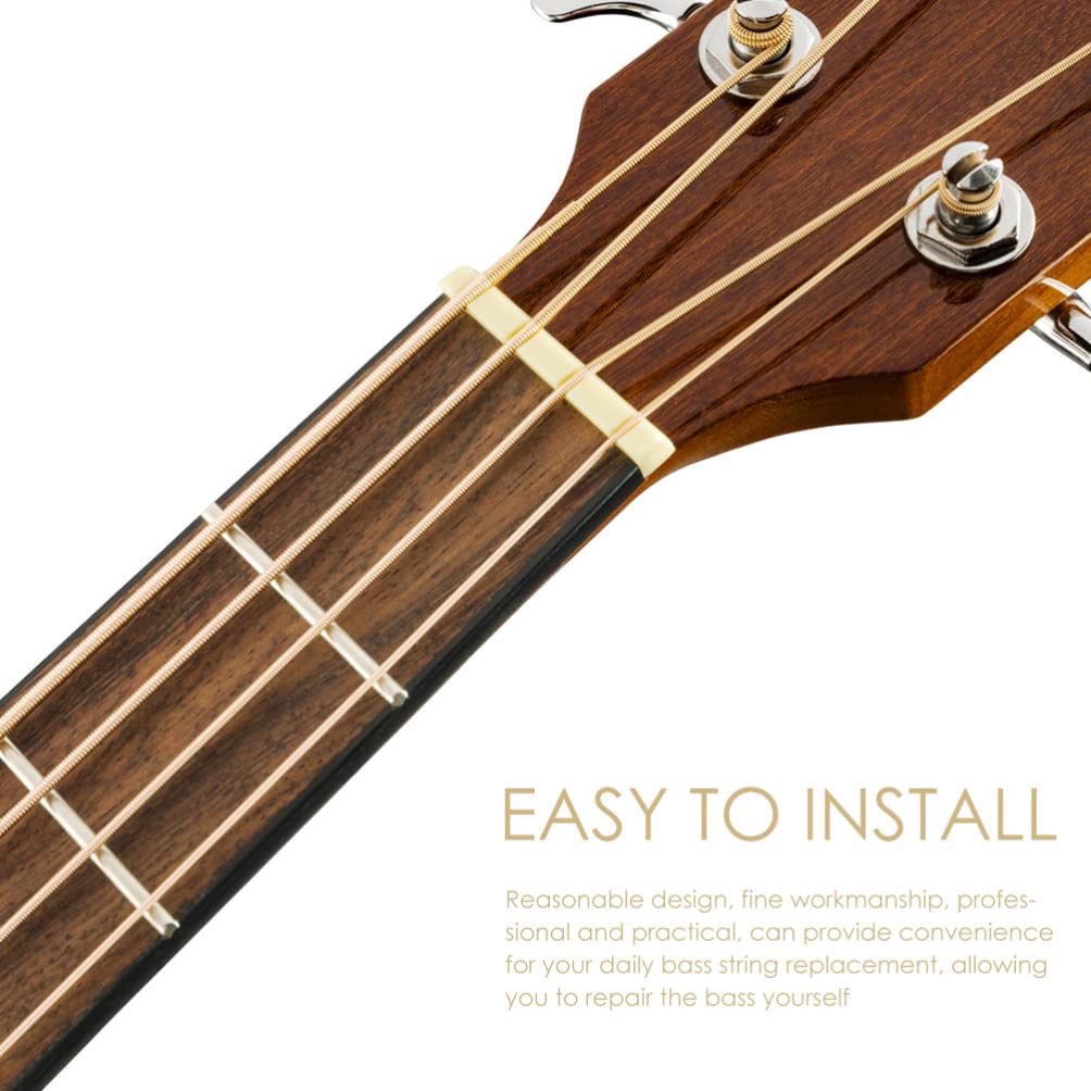 Premium Bass Guitar Strings Set - High-Quality Bass Accessories & Replacement Parts for Enhanced Sound Performance | Perfect for Live Gigs, Studio Recording & Practice Sessions